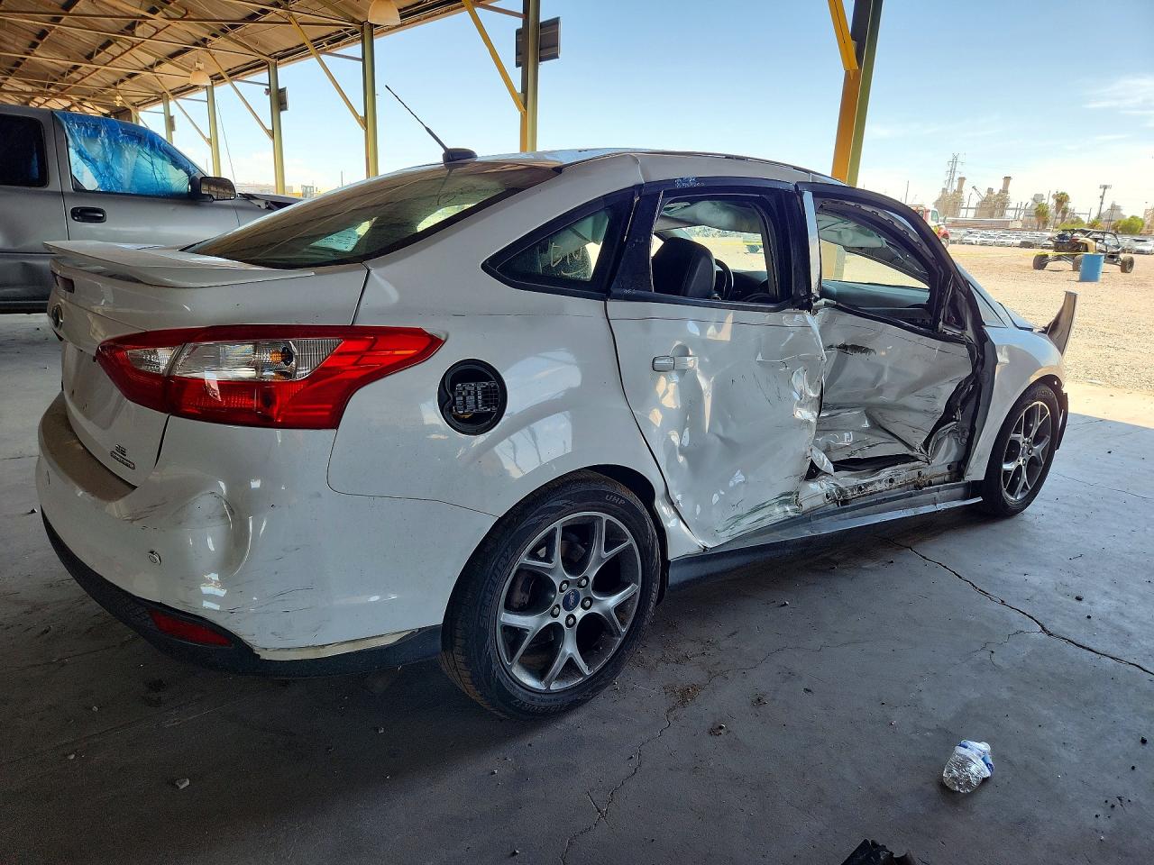2013 Ford Focus Se White vin: 1FADP3F27DL363297