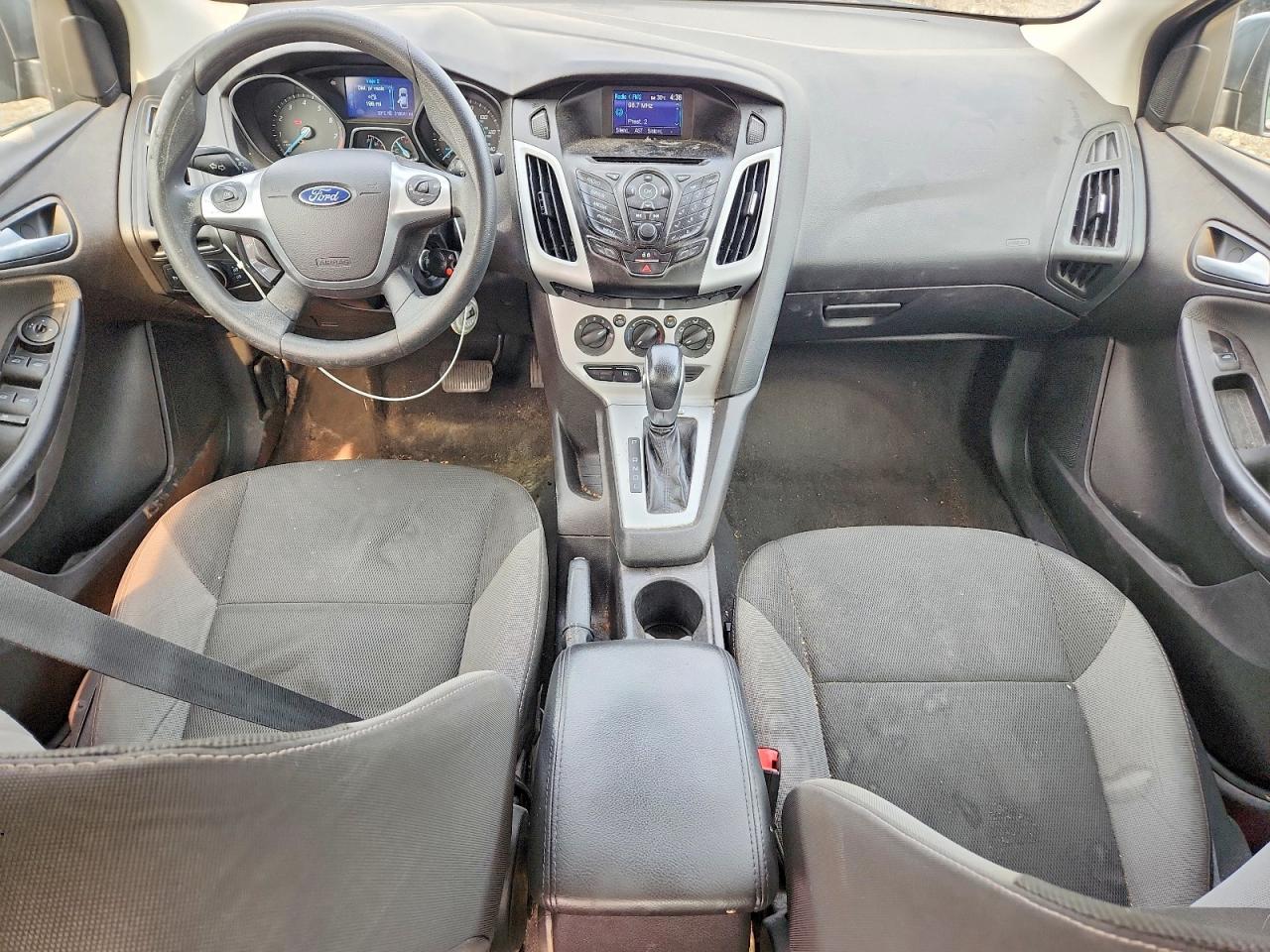 2014 Ford Focus Se Gray vin: 1FADP3F27EL102124