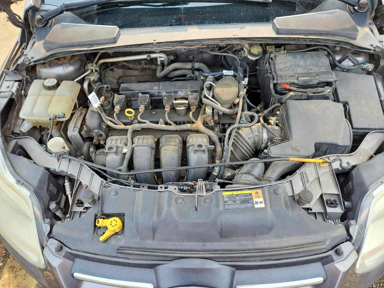 2014 Ford Focus Se Gray vin: 1FADP3F27EL102124