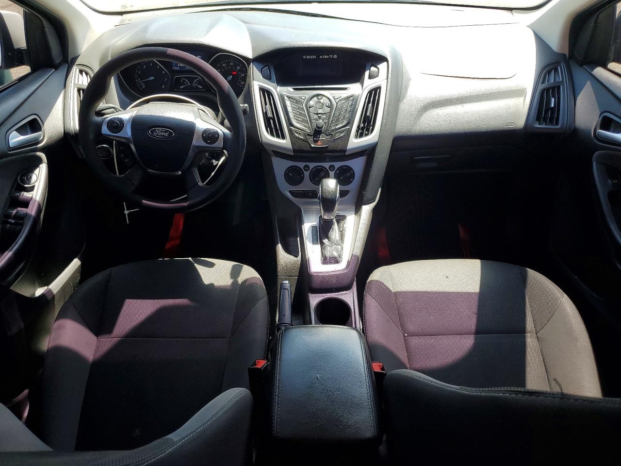 2014 Ford Focus Se White vin: 1FADP3F27EL110840