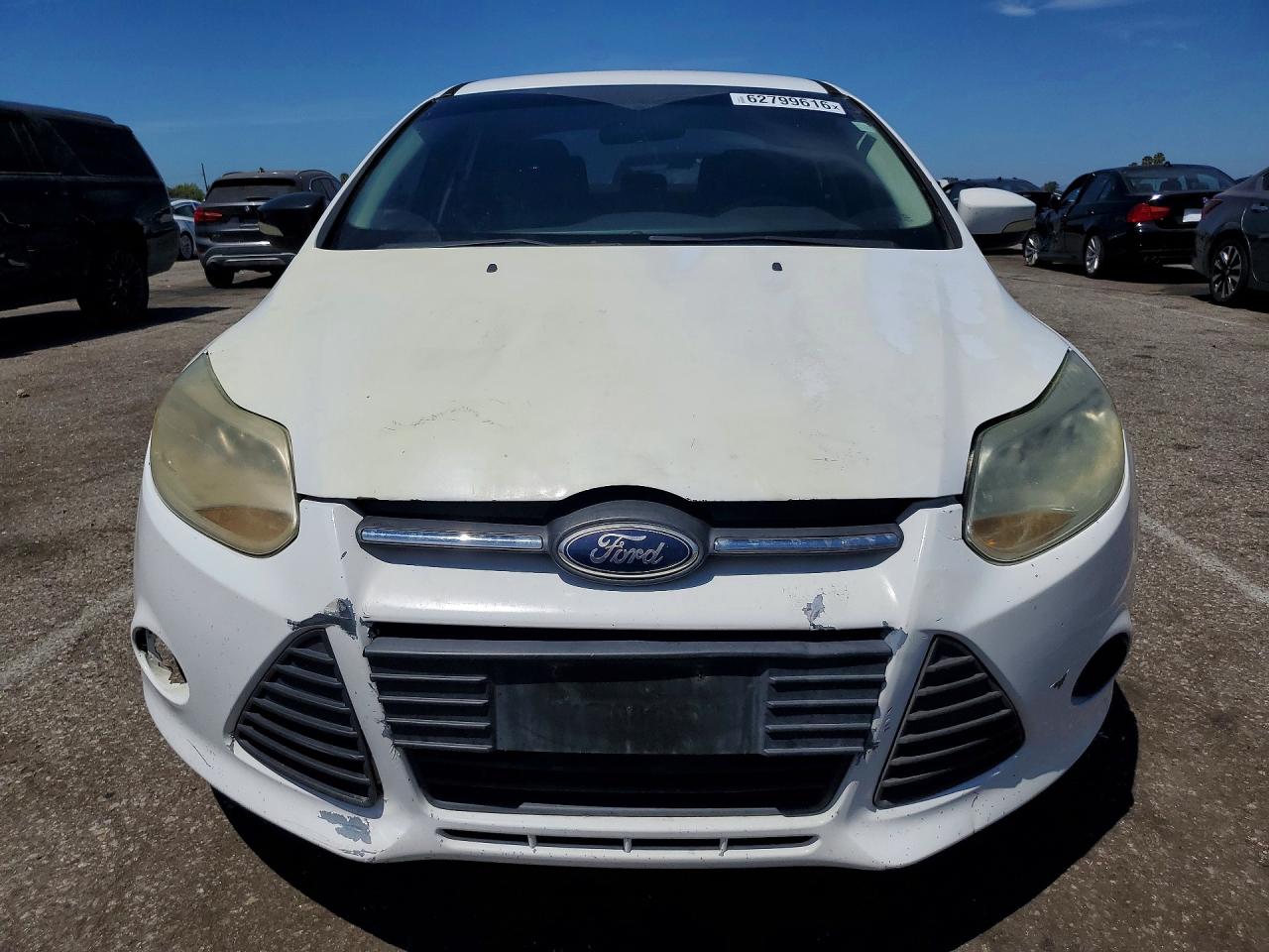 2014 Ford Focus Se White vin: 1FADP3F27EL110840