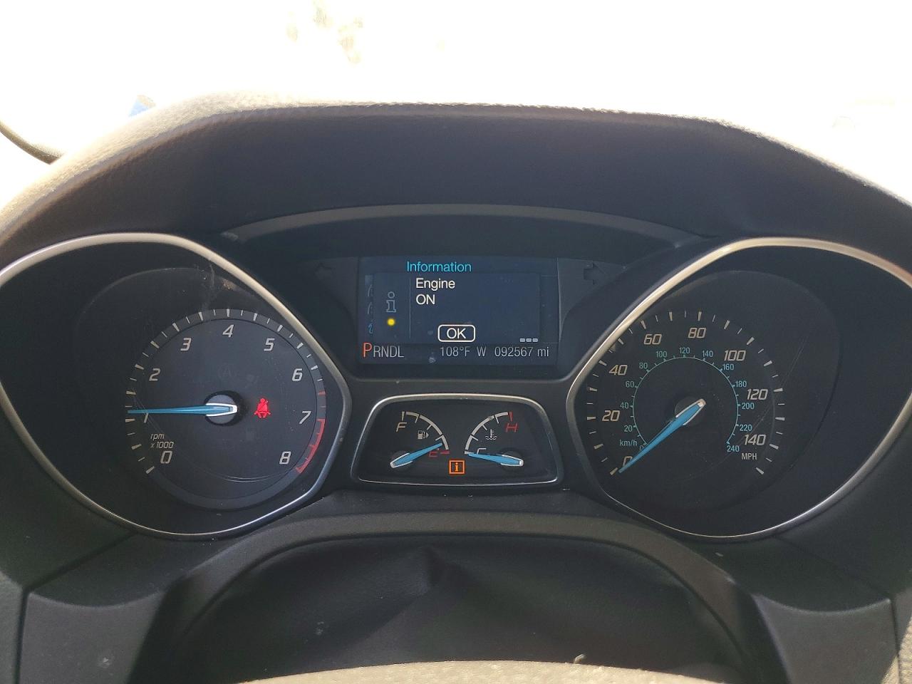 2014 Ford Focus Se White vin: 1FADP3F27EL110840