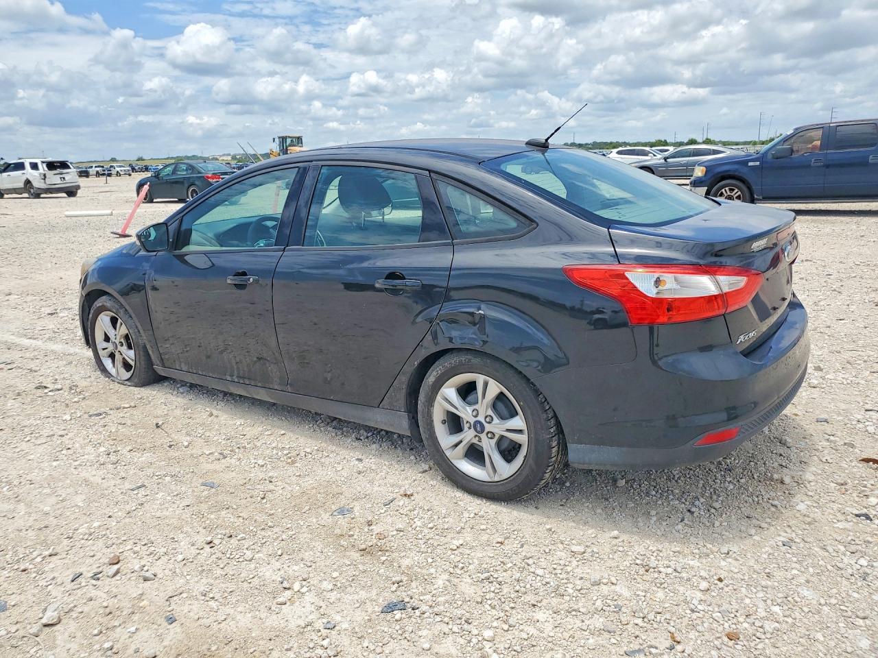 2014 Ford Focus Se Black vin: 1FADP3F27EL117335