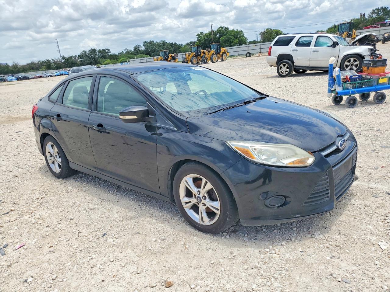 2014 Ford Focus Se Black vin: 1FADP3F27EL117335