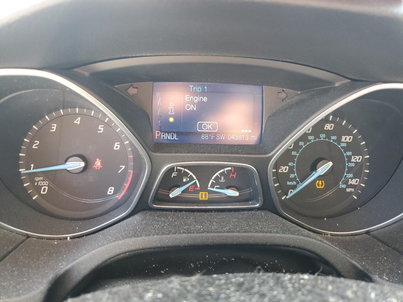 2014 Ford Focus Se Gray vin: 1FADP3F27EL119084