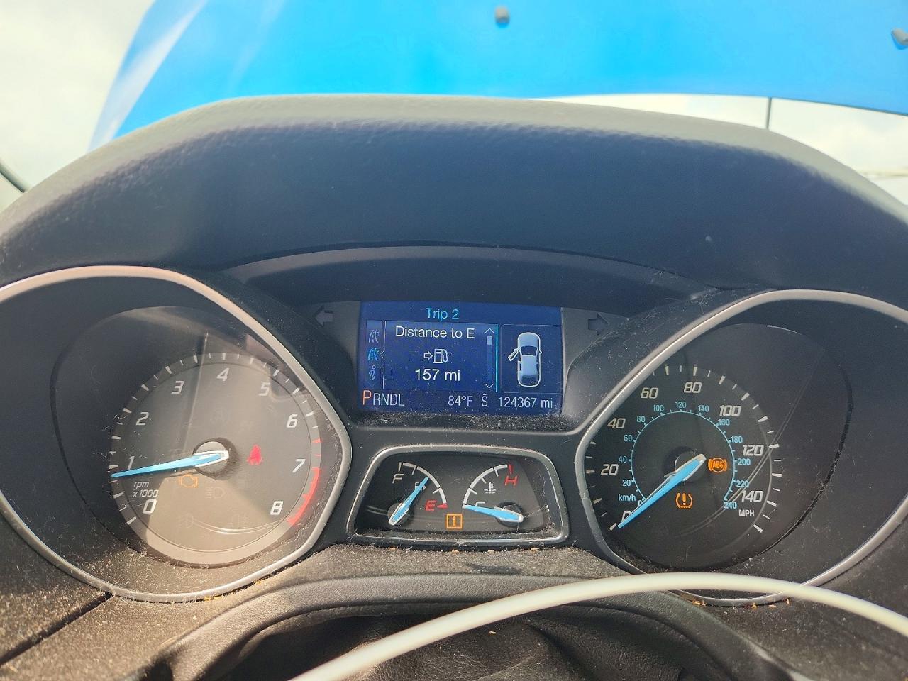2014 Ford Focus Se Blue vin: 1FADP3F27EL120929