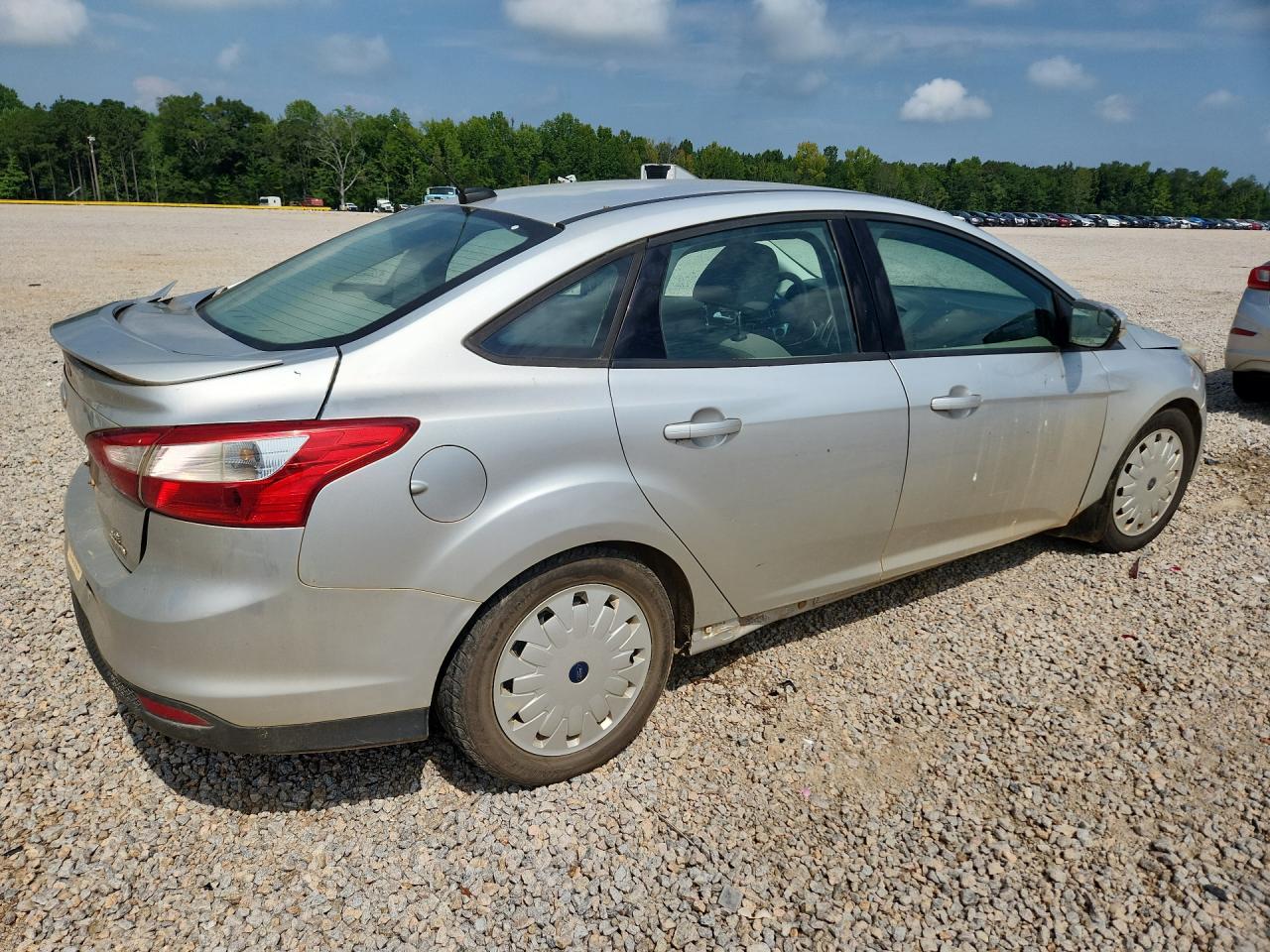 2014 Ford Focus Se Silver vin: 1FADP3F27EL121305