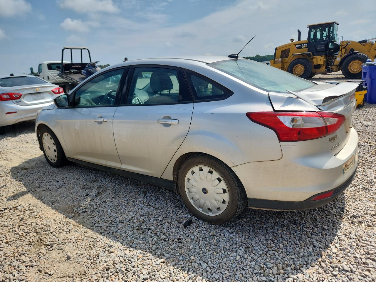 2014 Ford Focus Se Silver vin: 1FADP3F27EL121305