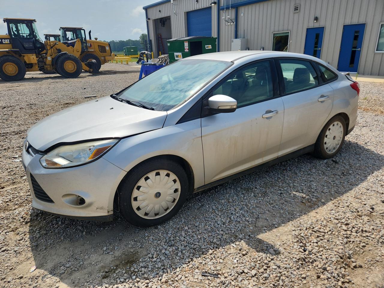2014 Ford Focus Se Silver vin: 1FADP3F27EL121305