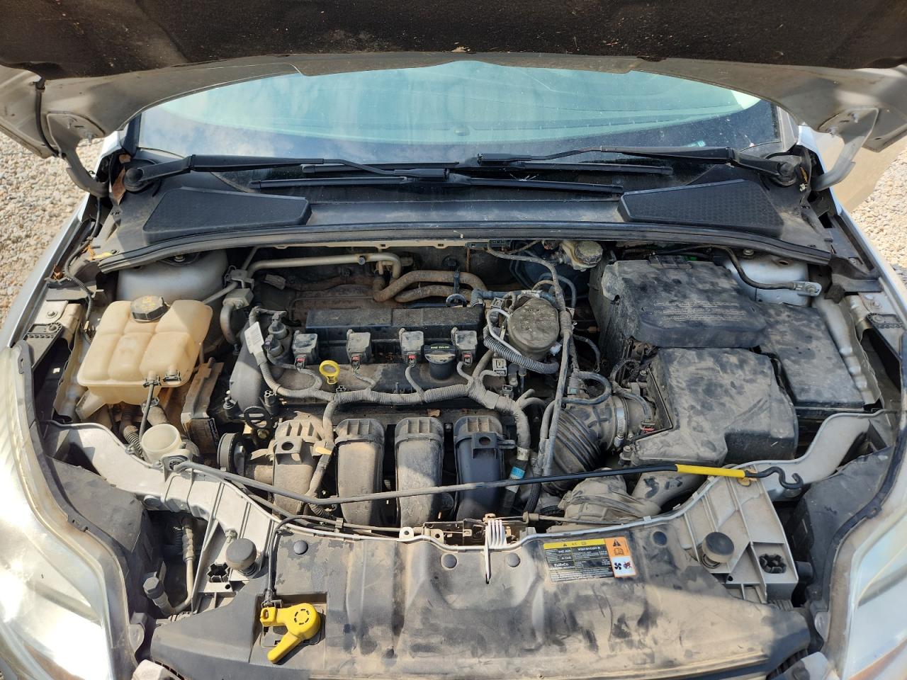 2014 Ford Focus Se Silver vin: 1FADP3F27EL121305