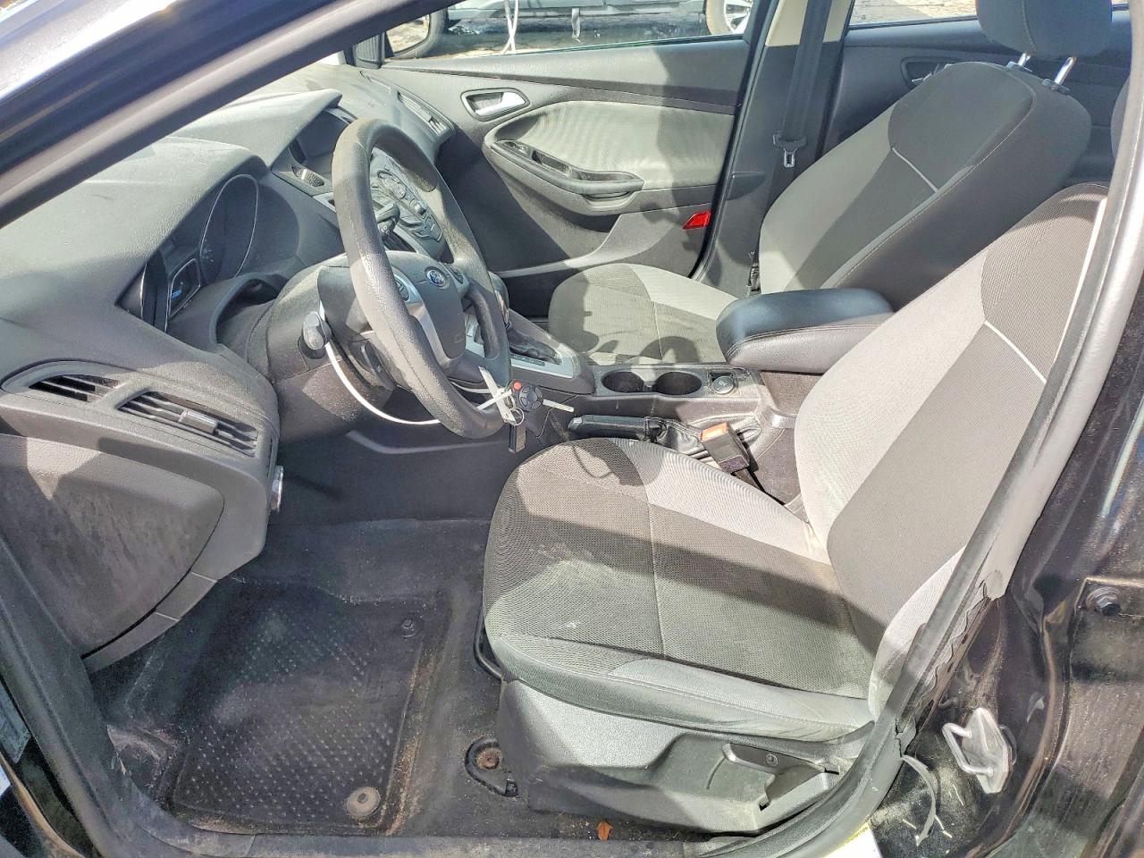 2014 Ford Focus Se Black vin: 1FADP3F27EL129405