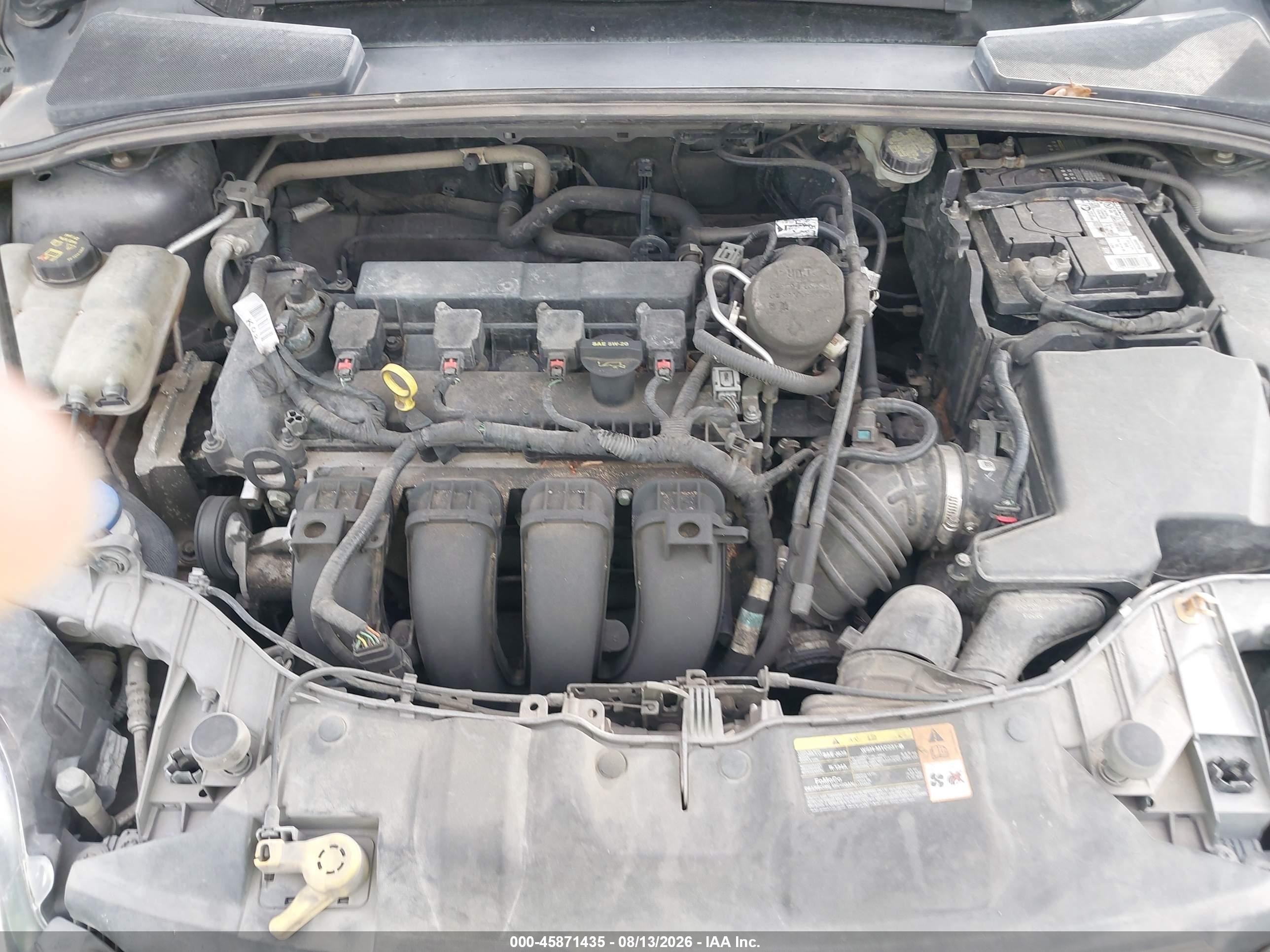 2014 Ford Focus Se Gray vin: 1FADP3F27EL130277