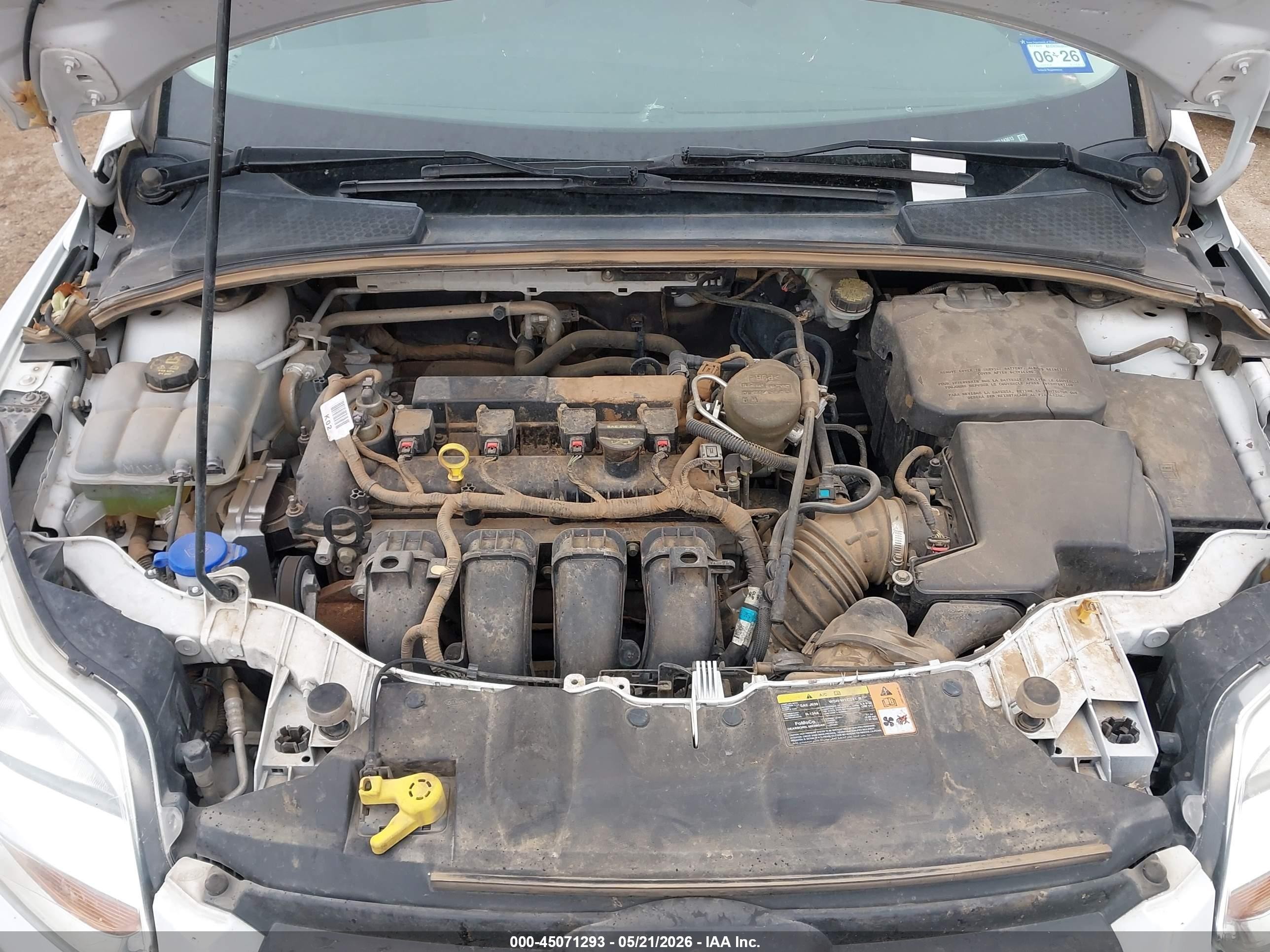 2014 Ford Focus Se White vin: 1FADP3F27EL143613