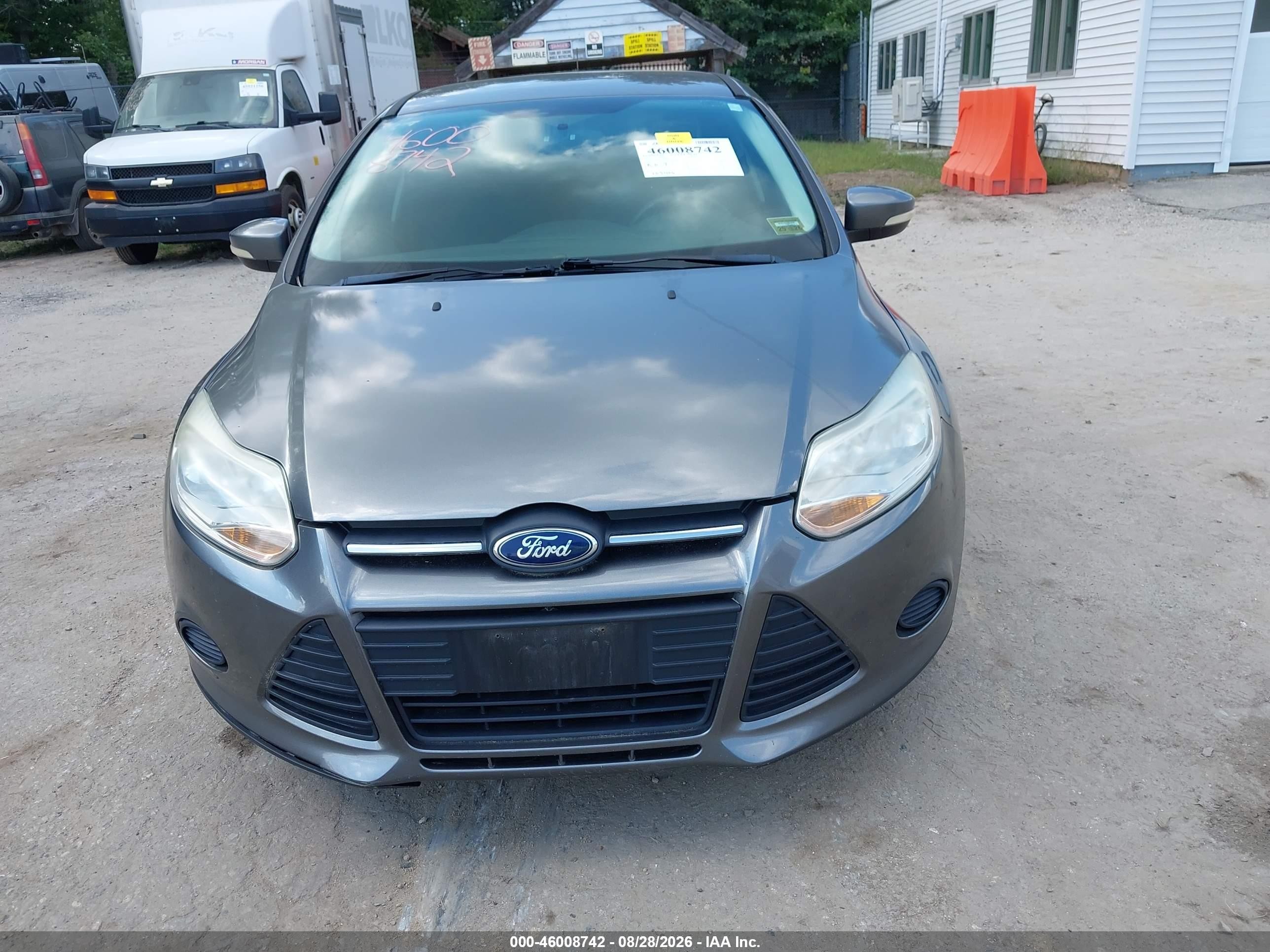 2014 Ford Focus Se Gray vin: 1FADP3F27EL151842