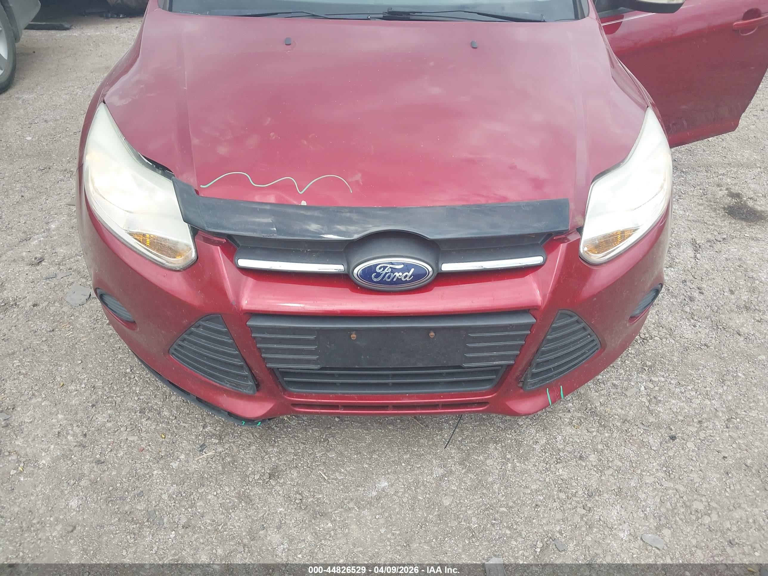 2014 Ford Focus Se Red vin: 1FADP3F27EL160248
