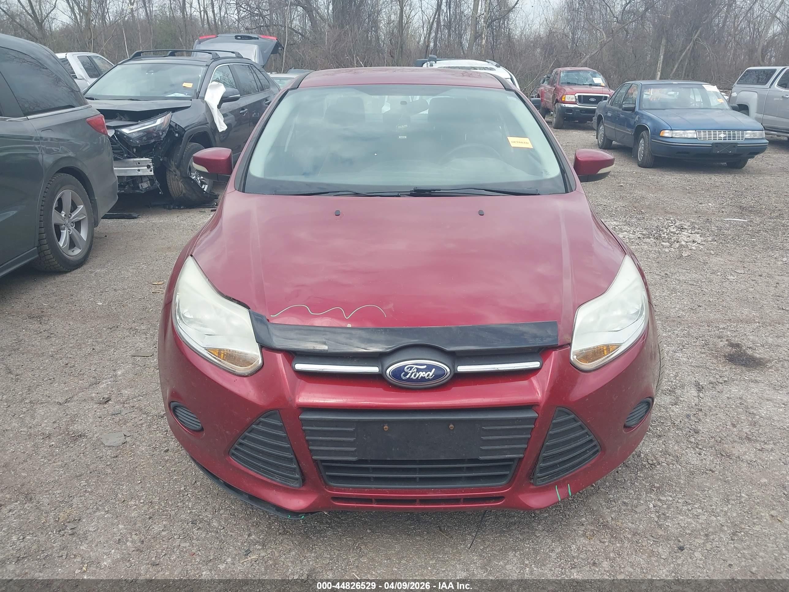 2014 Ford Focus Se Red vin: 1FADP3F27EL160248