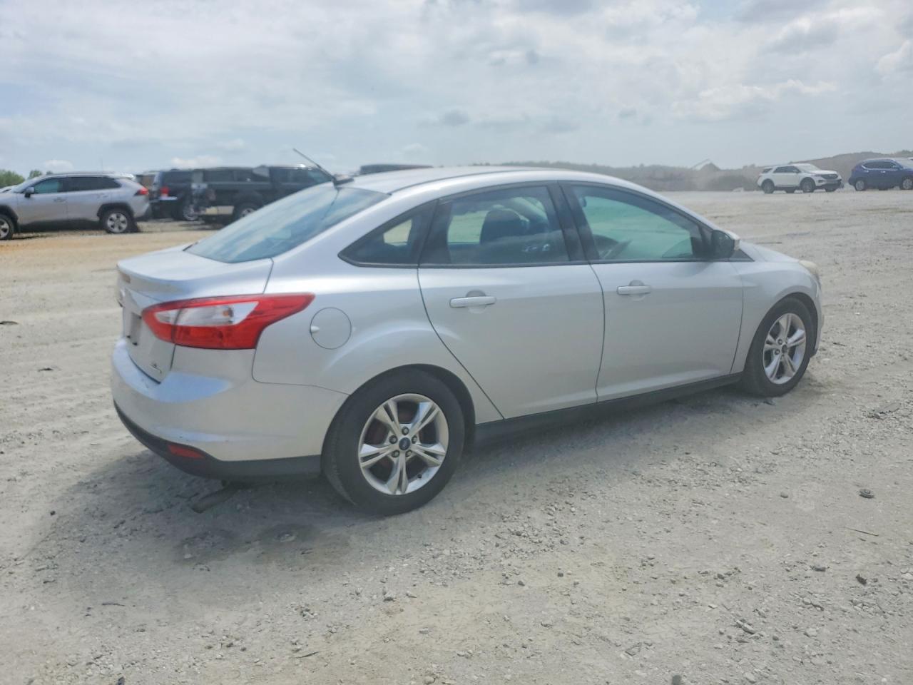 2014 Ford Focus Se Silver vin: 1FADP3F27EL181780