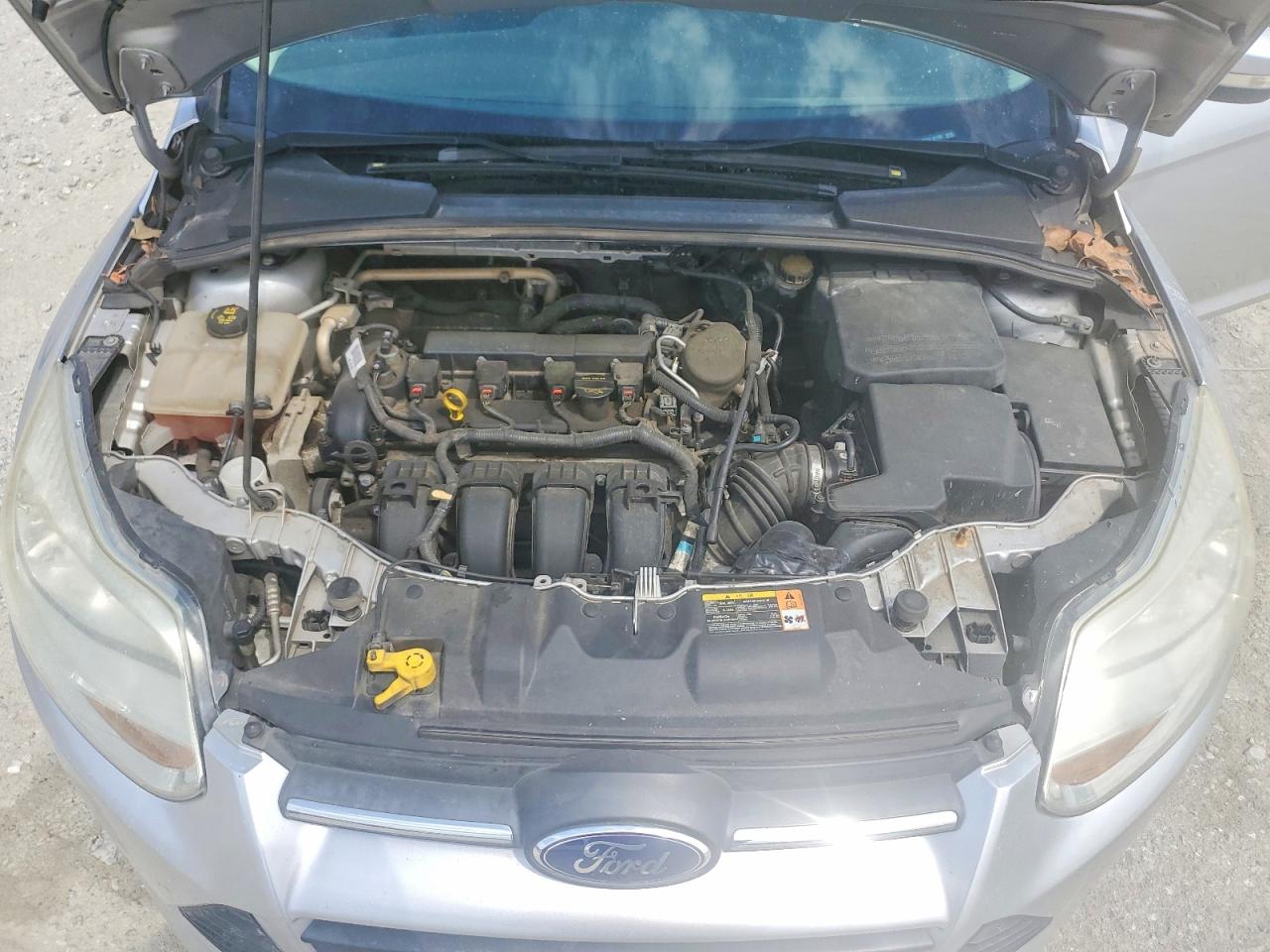 2014 Ford Focus Se Silver vin: 1FADP3F27EL181780