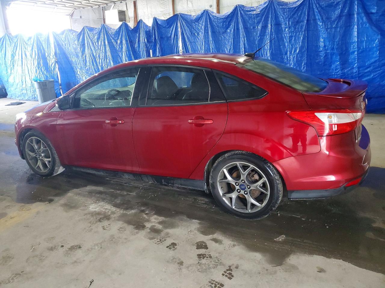 2014 Ford Focus Se Red vin: 1FADP3F27EL188809