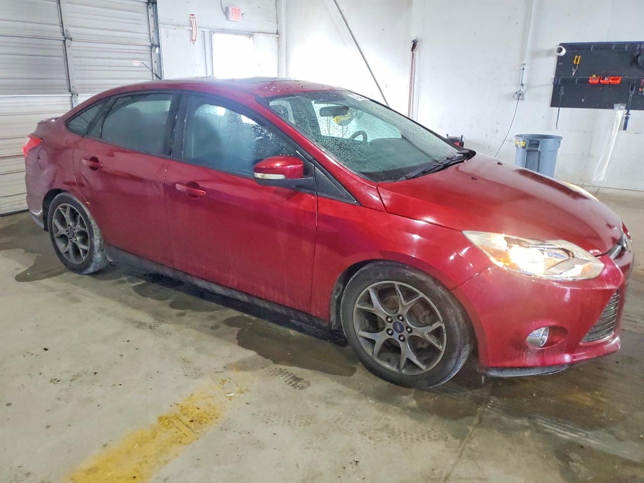 2014 Ford Focus Se Red vin: 1FADP3F27EL188809
