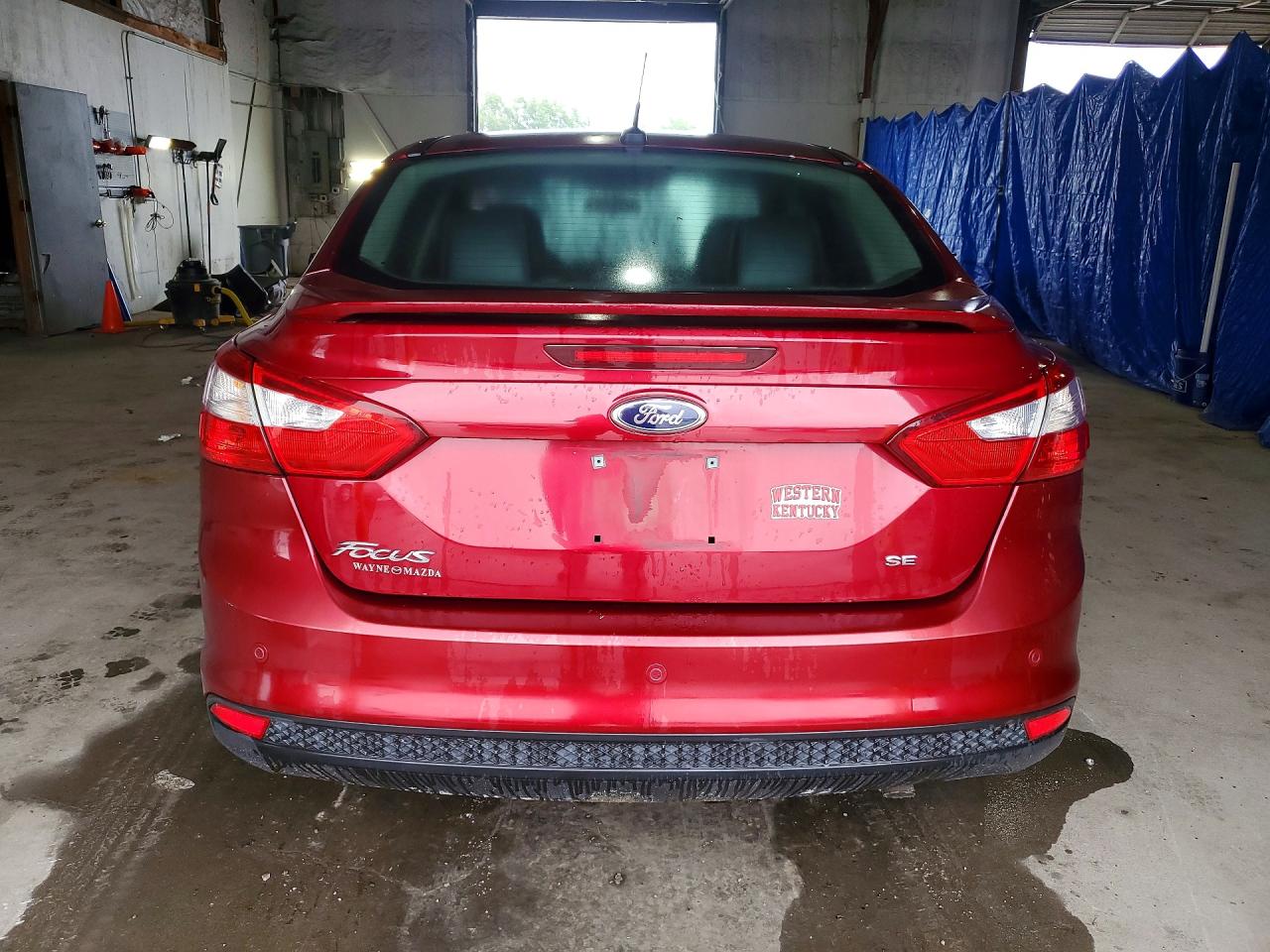 2014 Ford Focus Se Red vin: 1FADP3F27EL188809