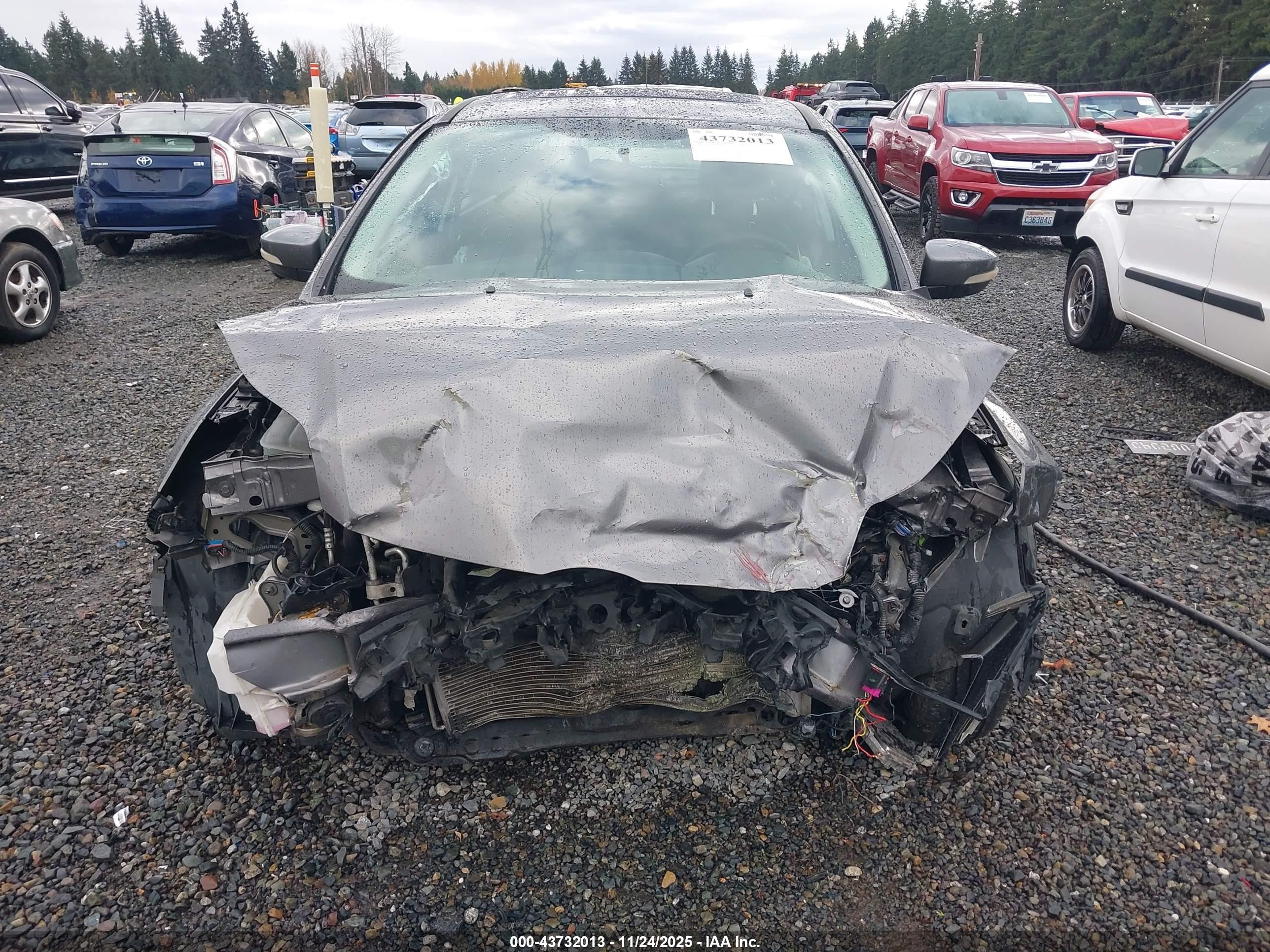2014 Ford Focus Se Gray vin: 1FADP3F27EL200425