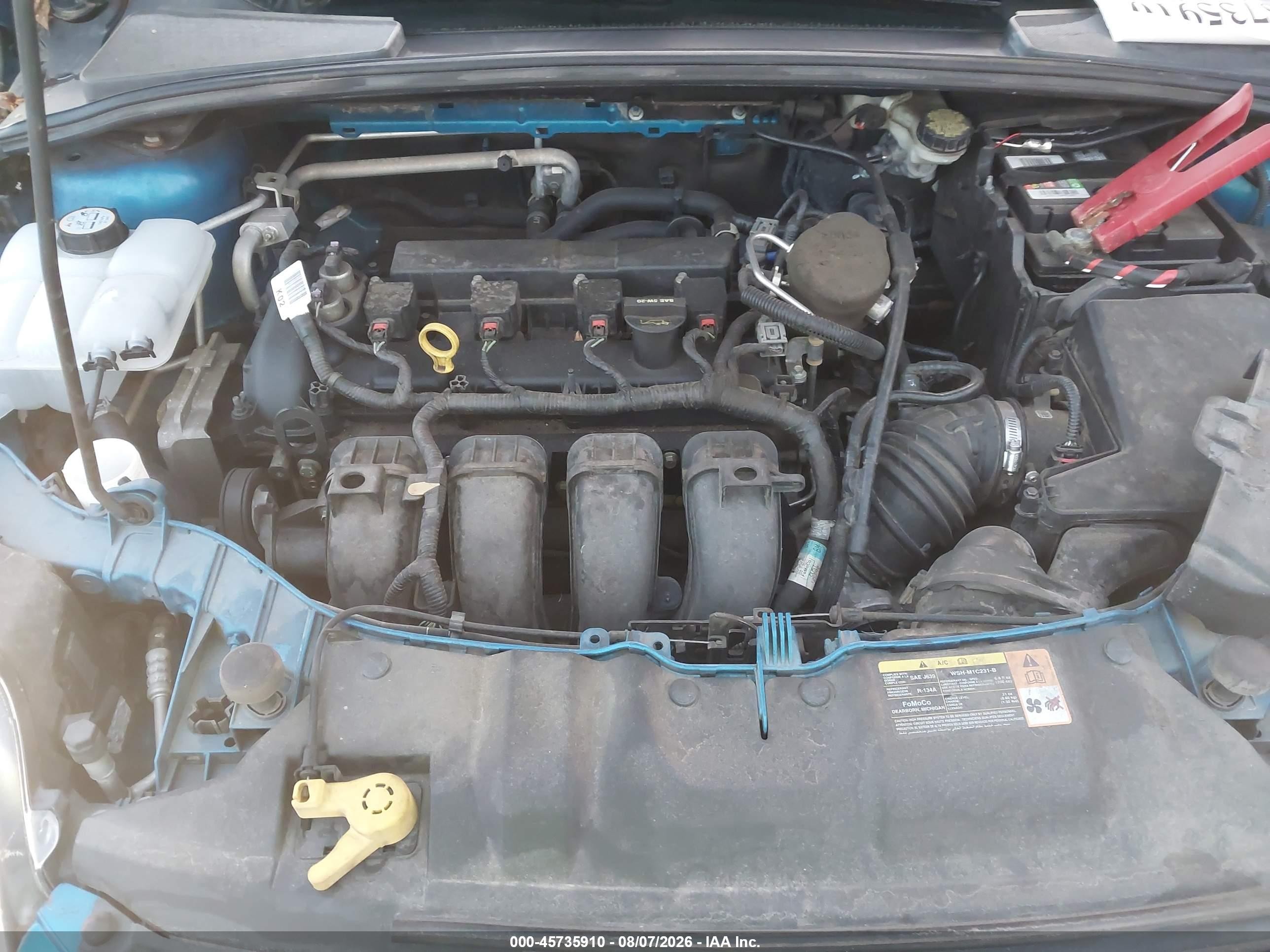 2014 Ford Focus Se Blue vin: 1FADP3F27EL203440