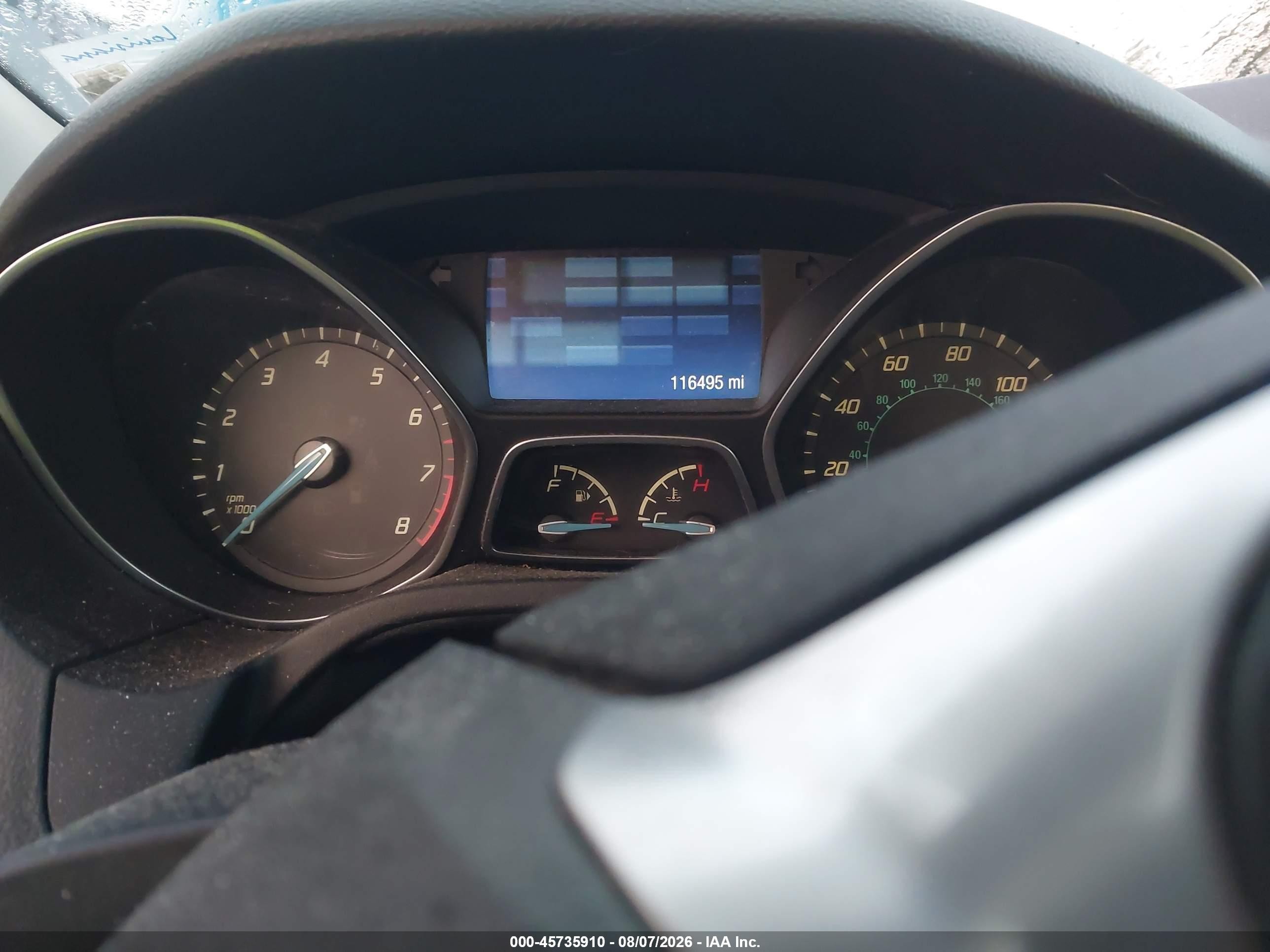 2014 Ford Focus Se Blue vin: 1FADP3F27EL203440