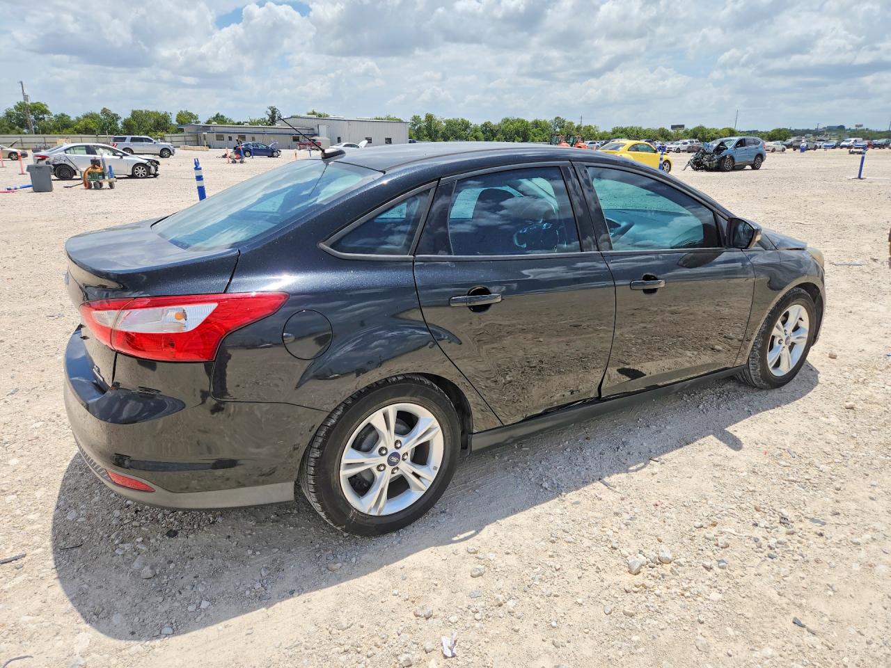 2014 Ford Focus Se Black vin: 1FADP3F27EL211974