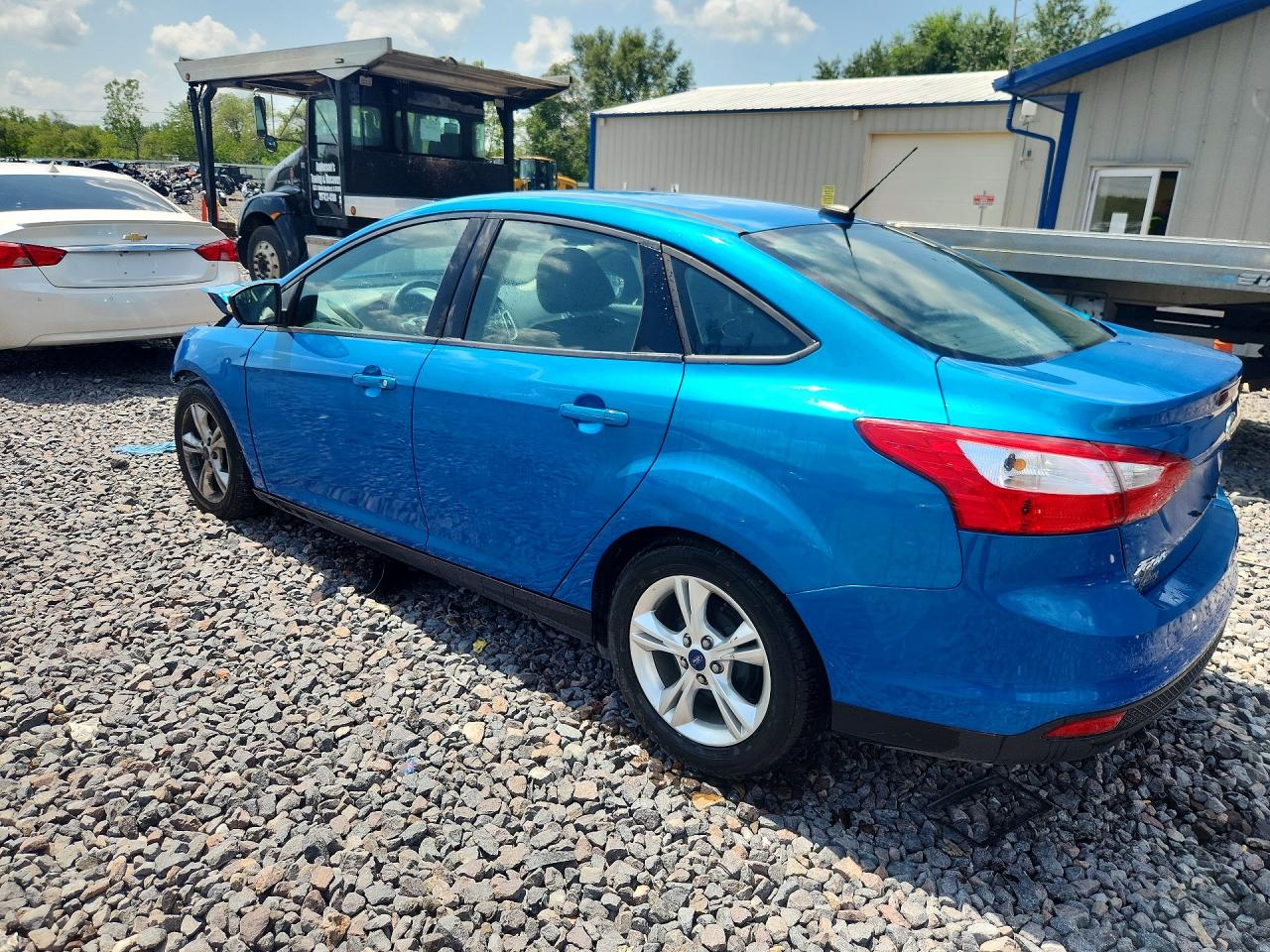 2014 Ford Focus Se Blue vin: 1FADP3F27EL244926