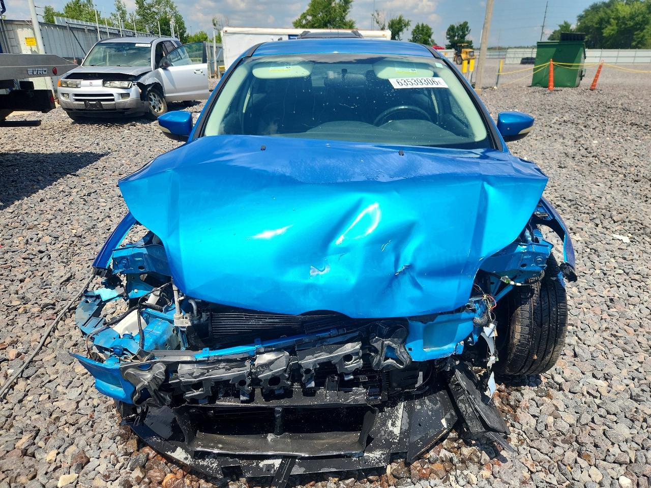 2014 Ford Focus Se Blue vin: 1FADP3F27EL244926