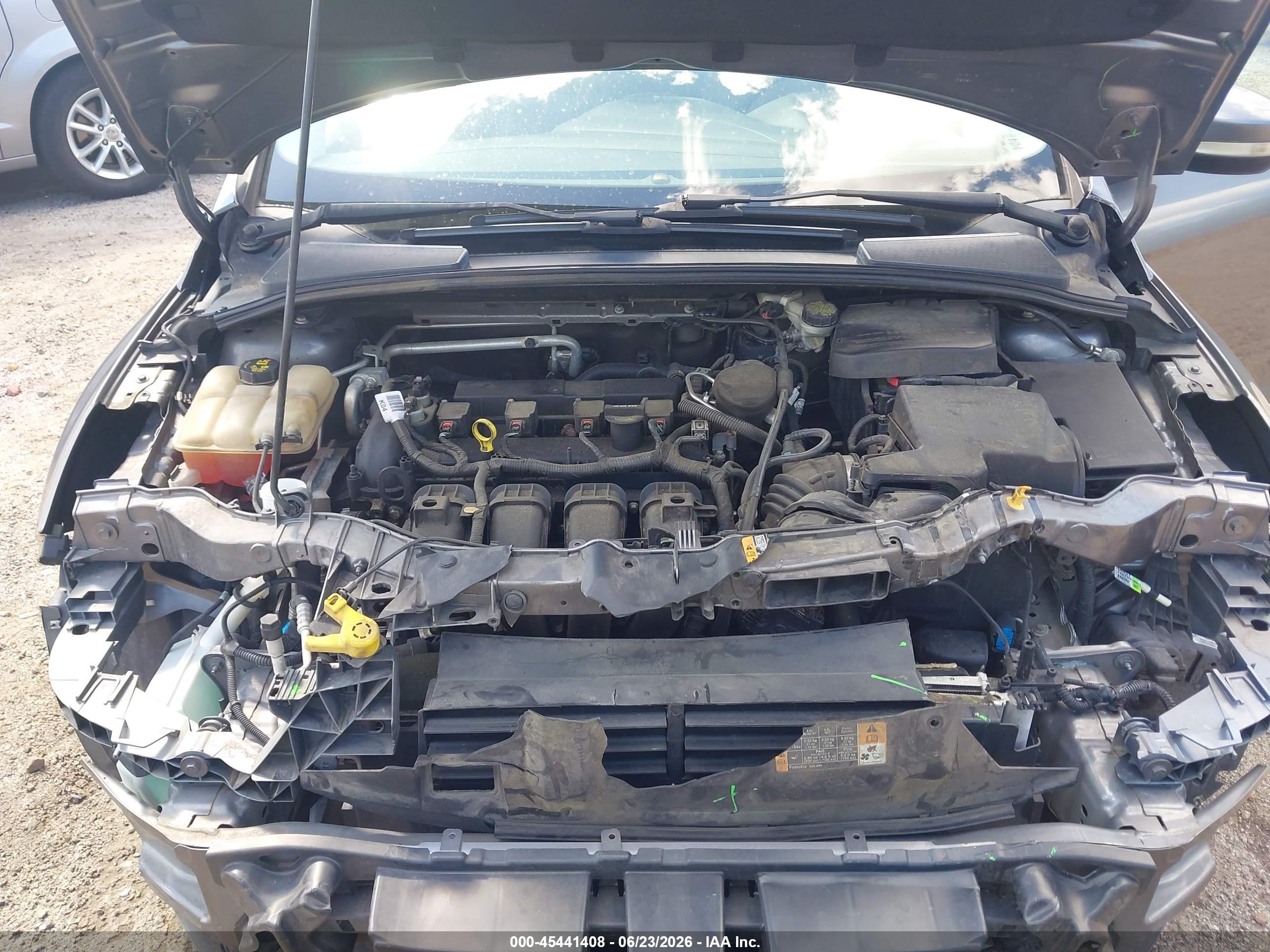 2014 Ford Focus Se Серый vin: 1FADP3F27EL279577