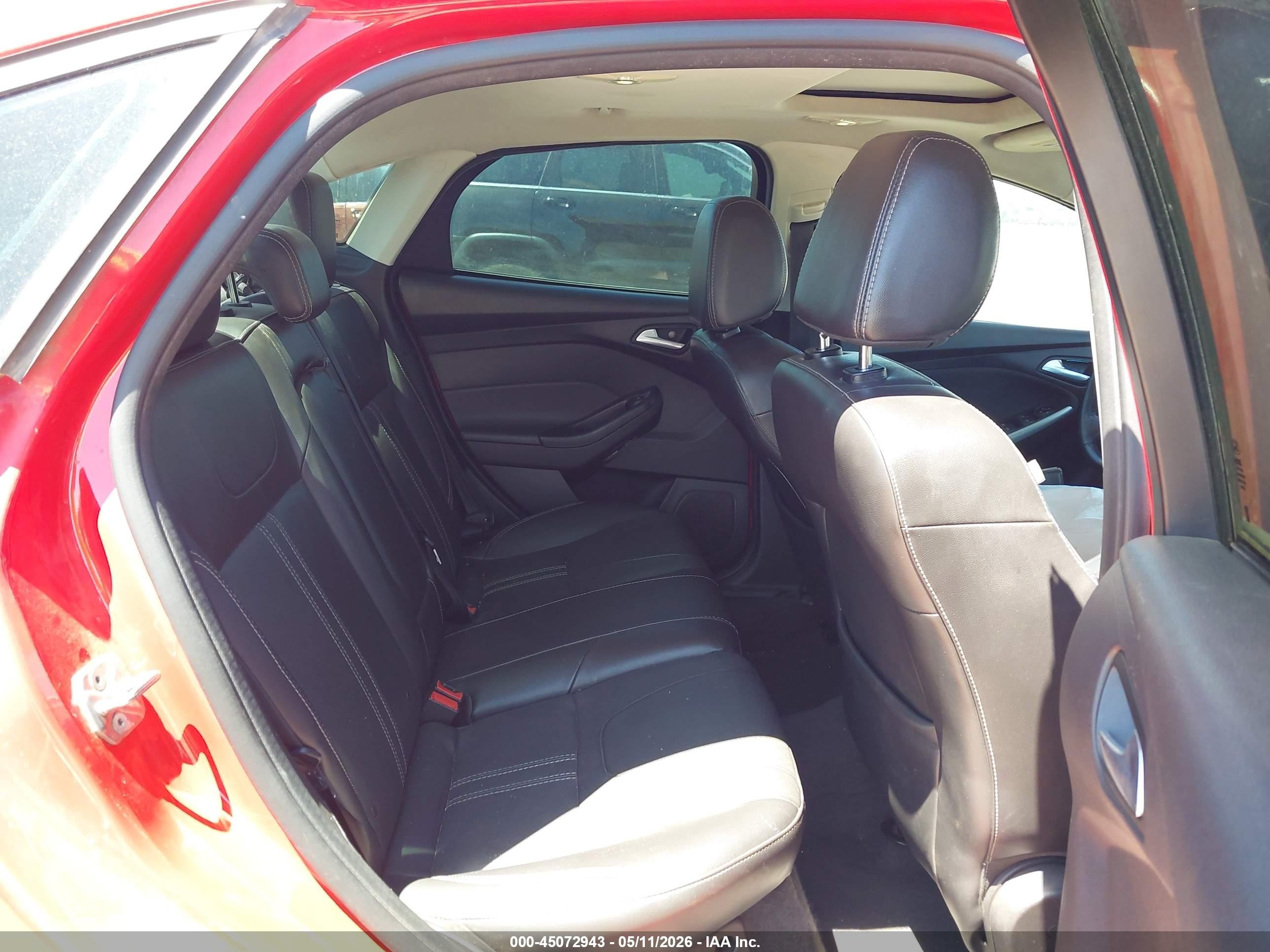 2014 Ford Focus Se Red vin: 1FADP3F27EL299540