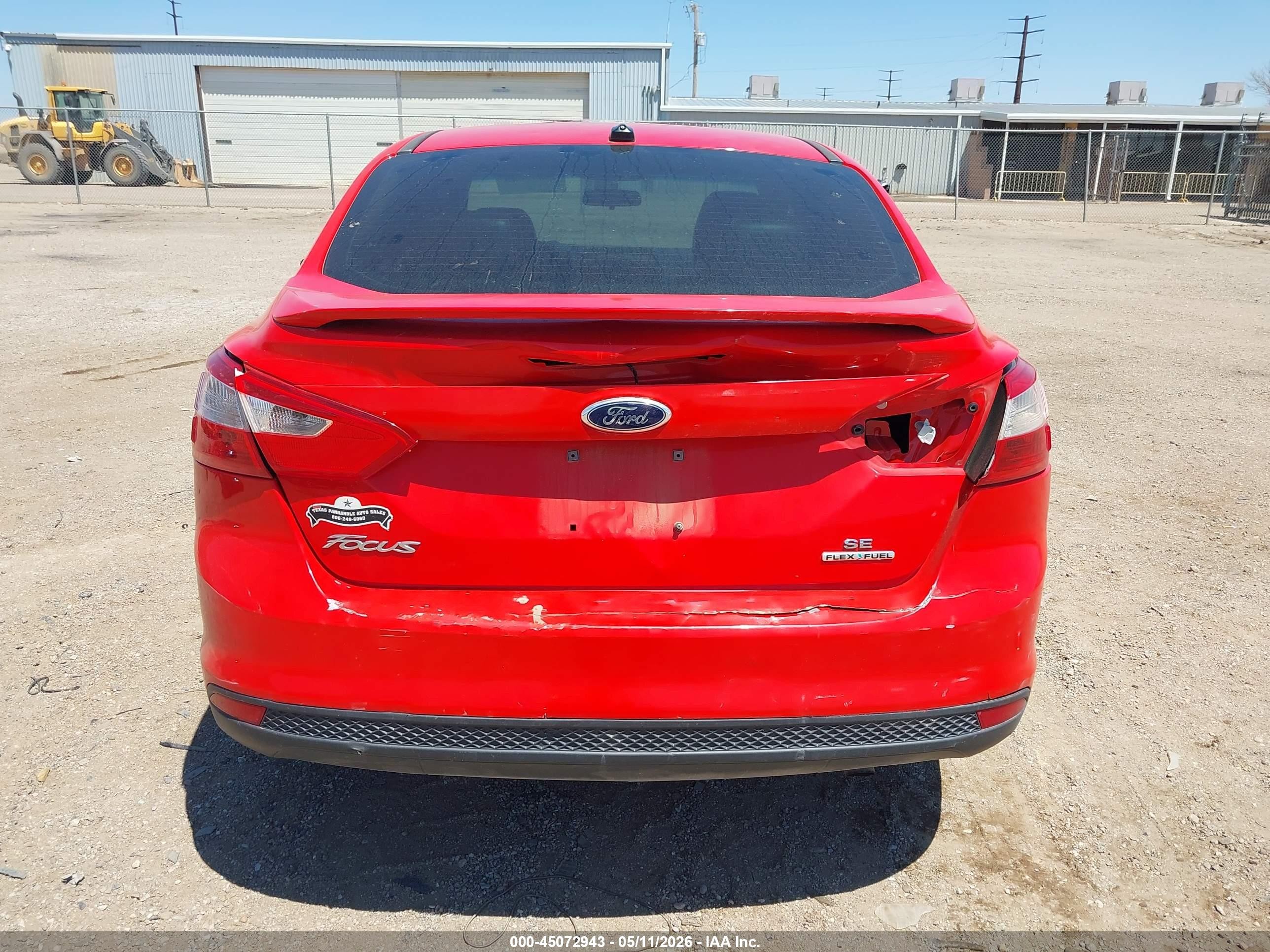 2014 Ford Focus Se Red vin: 1FADP3F27EL299540