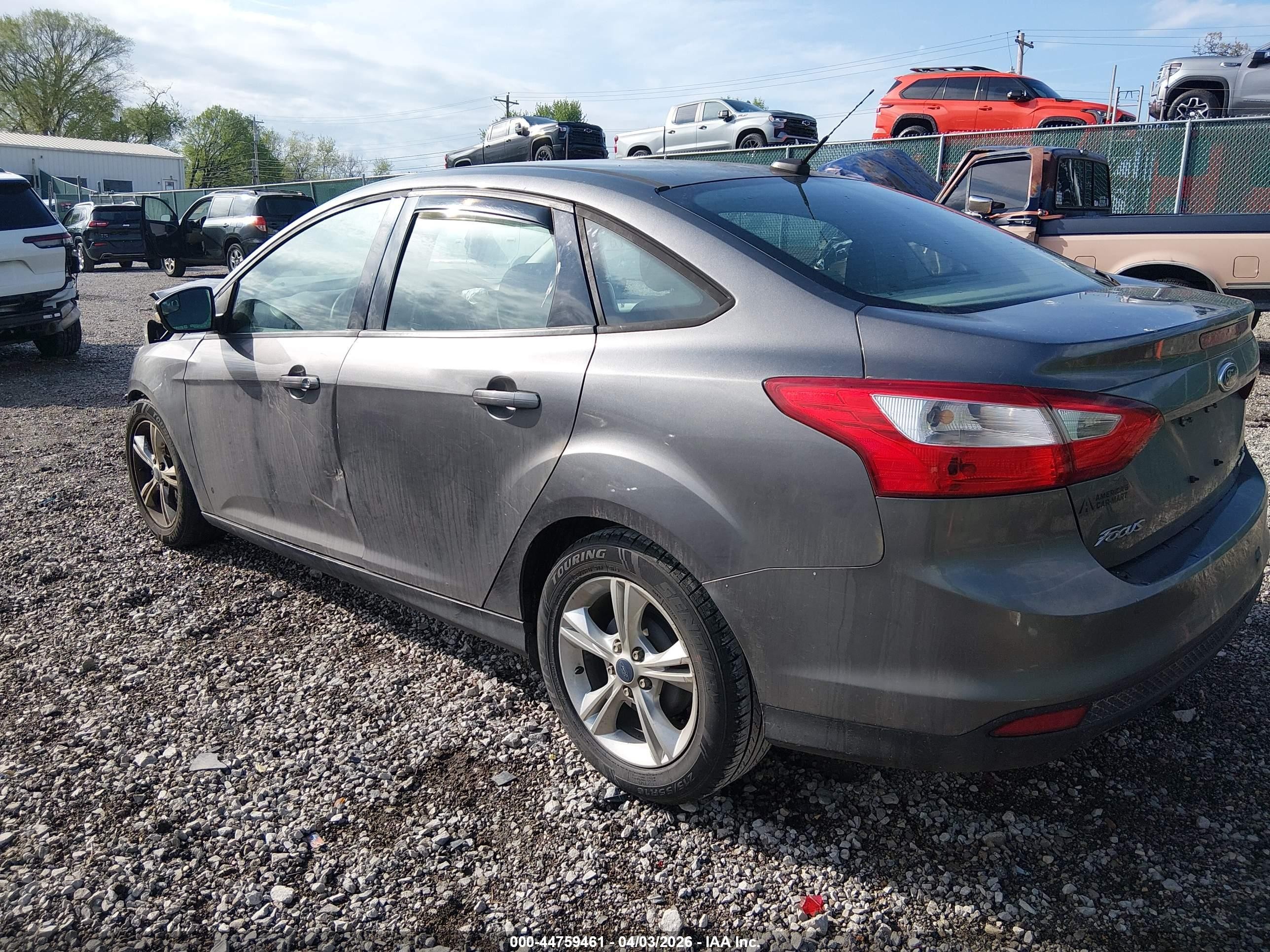 2014 Ford Focus Se Silver vin: 1FADP3F27EL304817