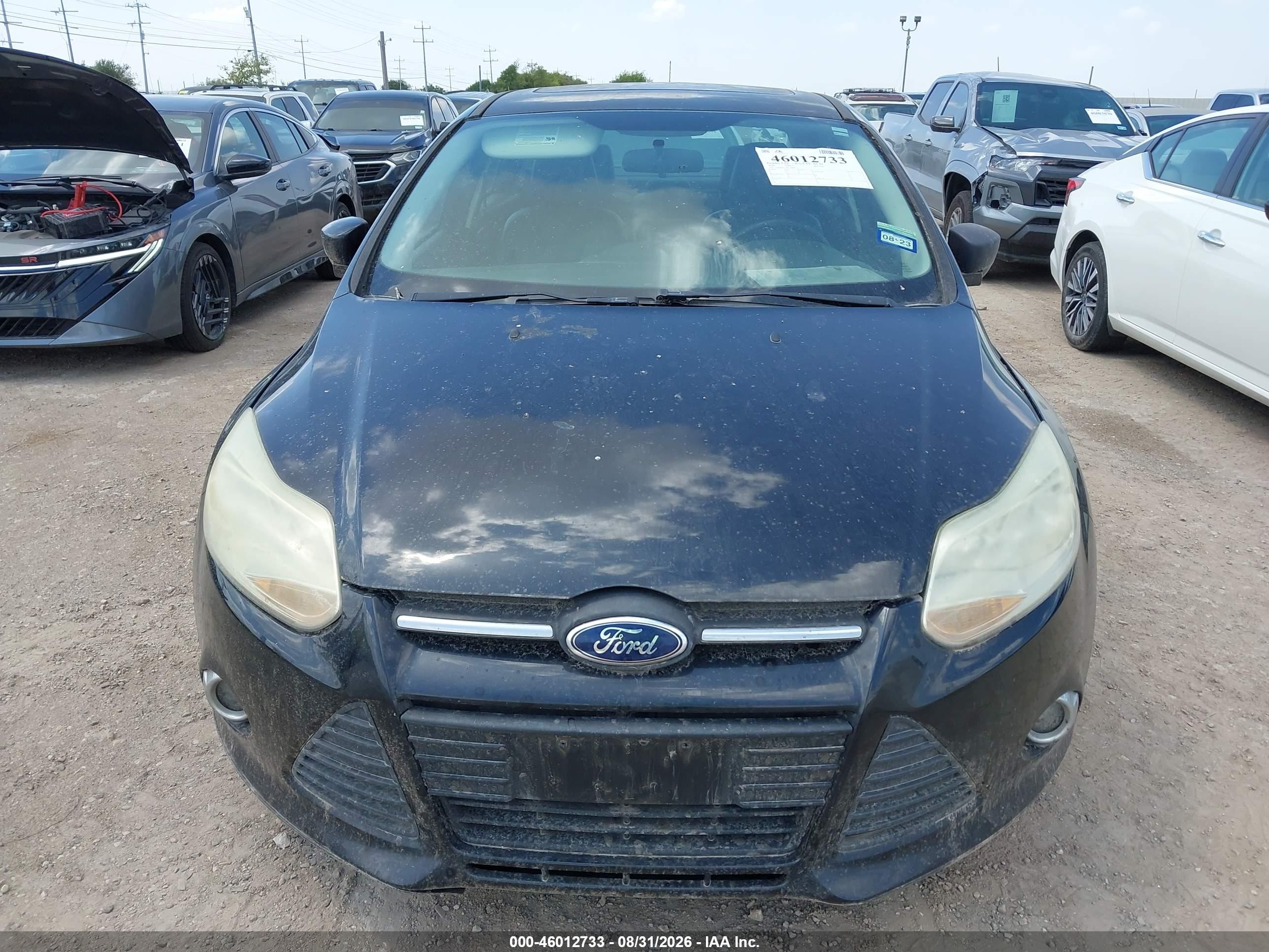 2014 Ford Focus Se Black vin: 1FADP3F27EL309936