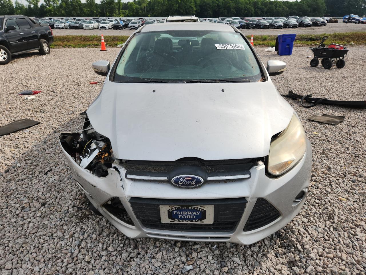 2014 Ford Focus Se Silver vin: 1FADP3F27EL334240
