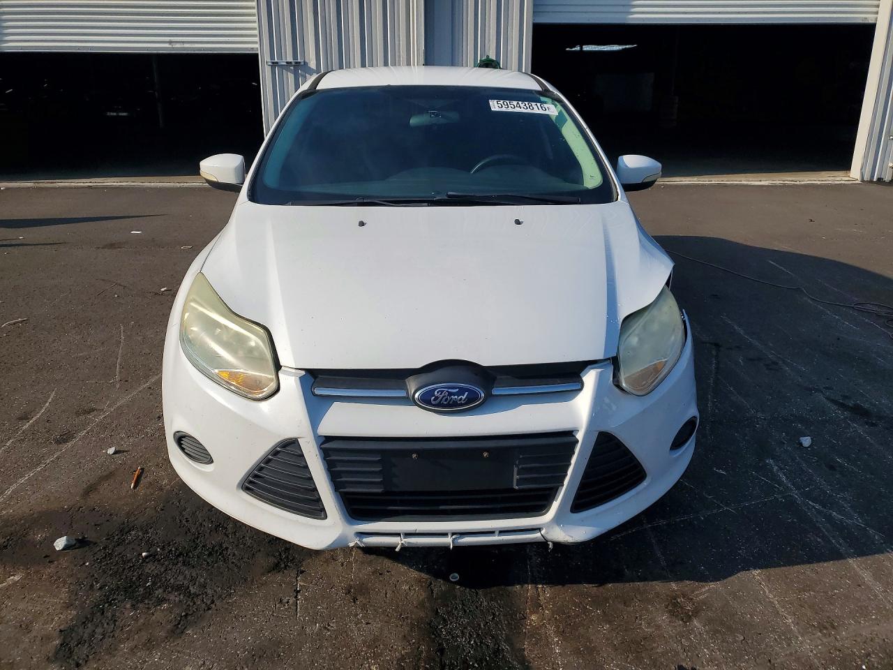 2014 Ford Focus Se White vin: 1FADP3F27EL346128