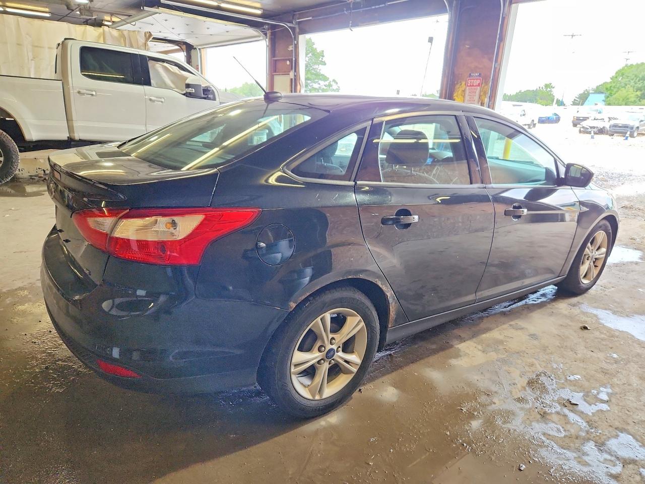 2014 Ford Focus Se Black vin: 1FADP3F27EL361146