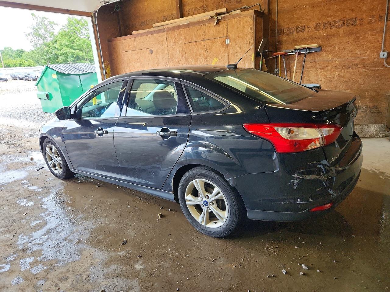 2014 Ford Focus Se Black vin: 1FADP3F27EL361146