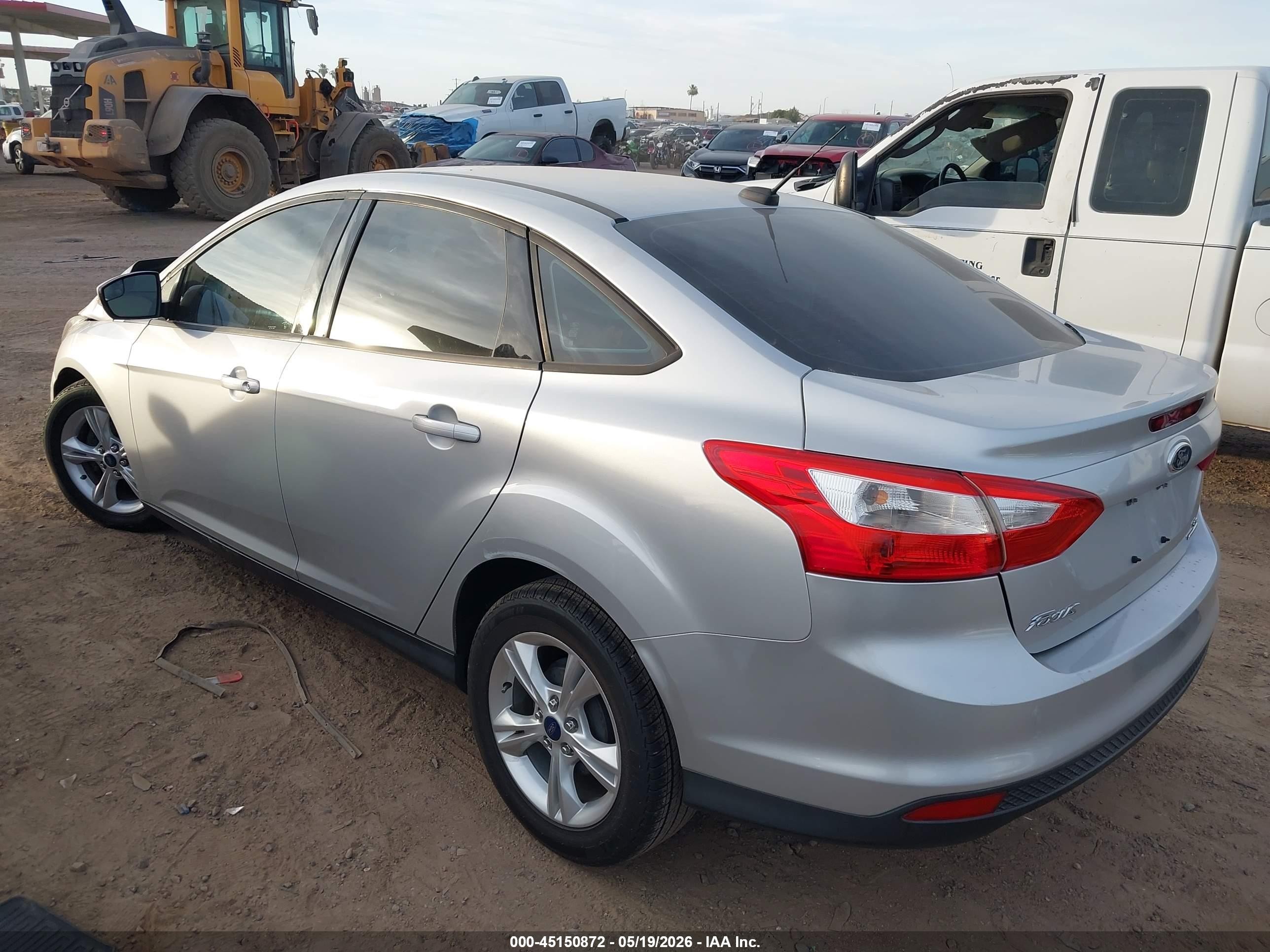 2014 Ford Focus Se Gray vin: 1FADP3F27EL363561