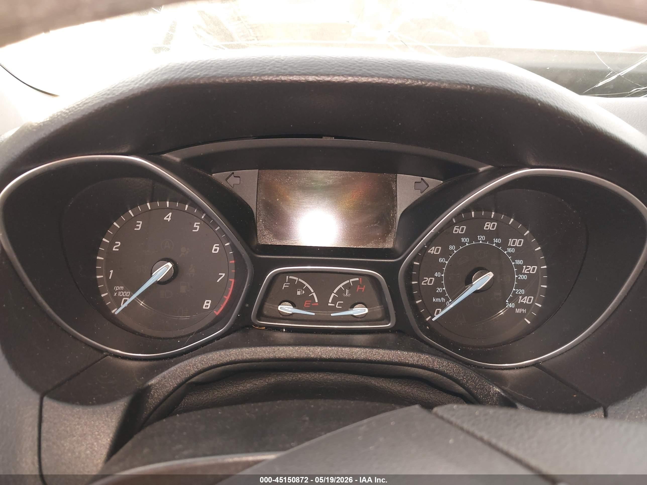 2014 Ford Focus Se Gray vin: 1FADP3F27EL363561