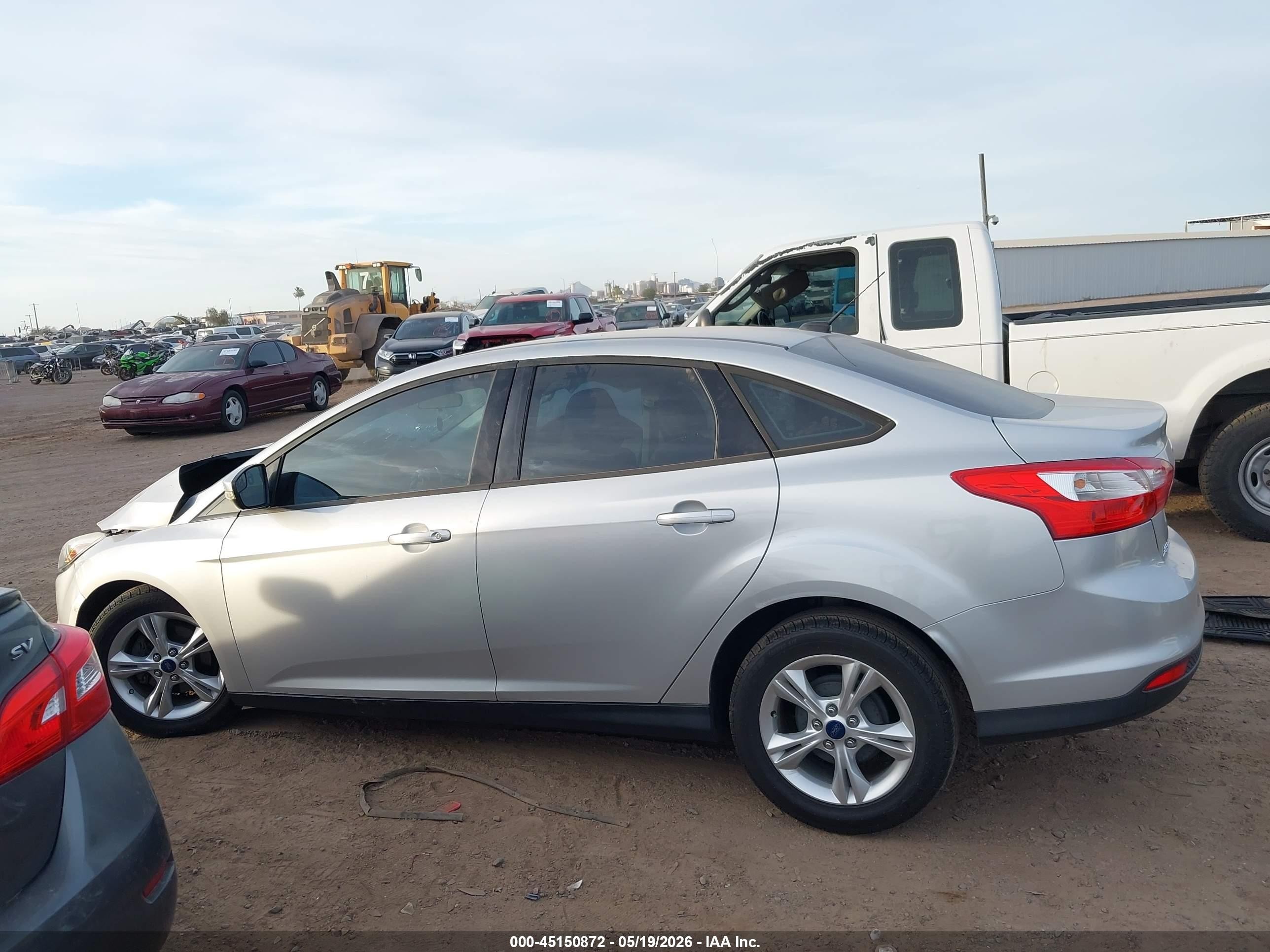 2014 Ford Focus Se Gray vin: 1FADP3F27EL363561