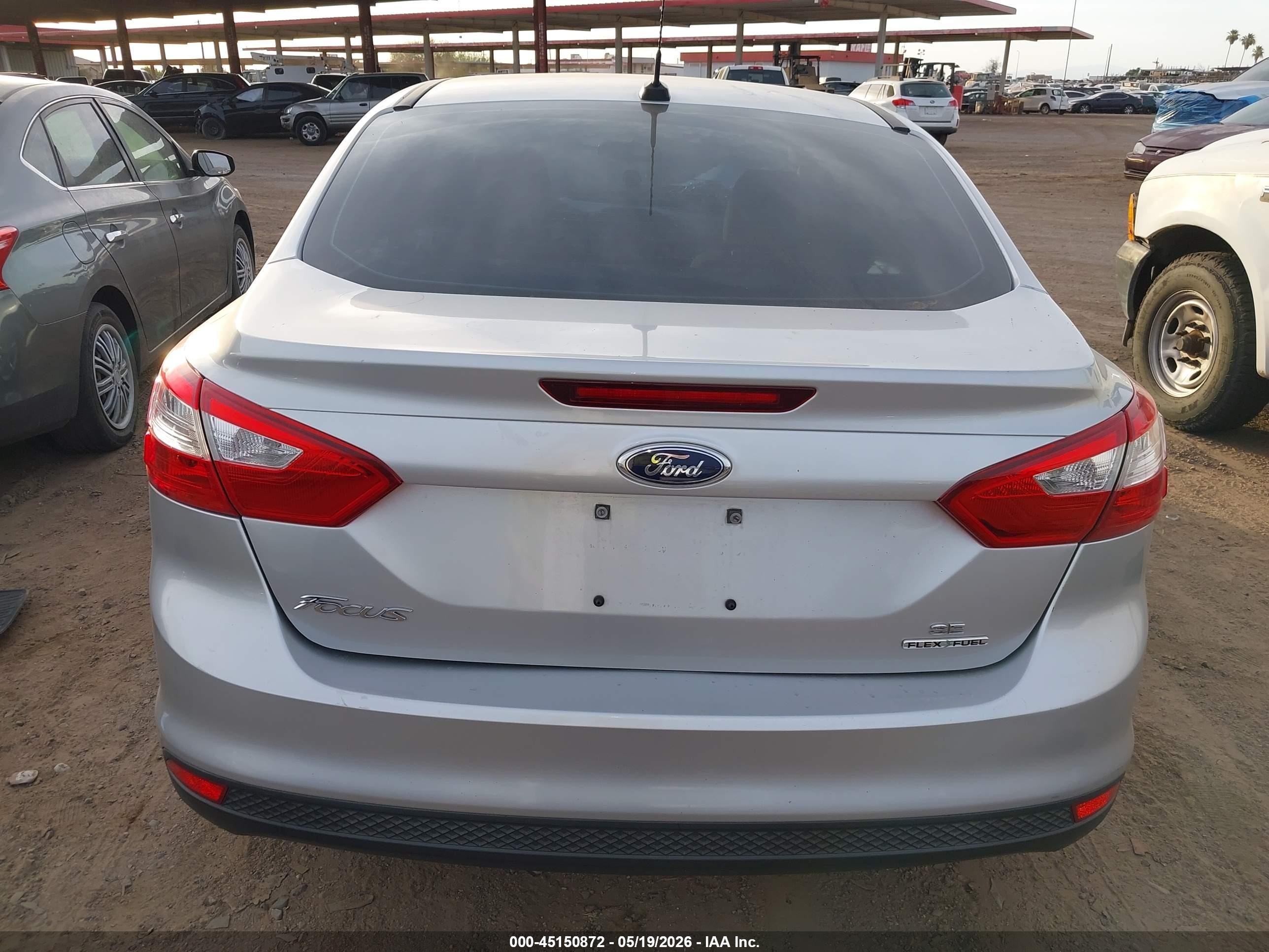 2014 Ford Focus Se Gray vin: 1FADP3F27EL363561