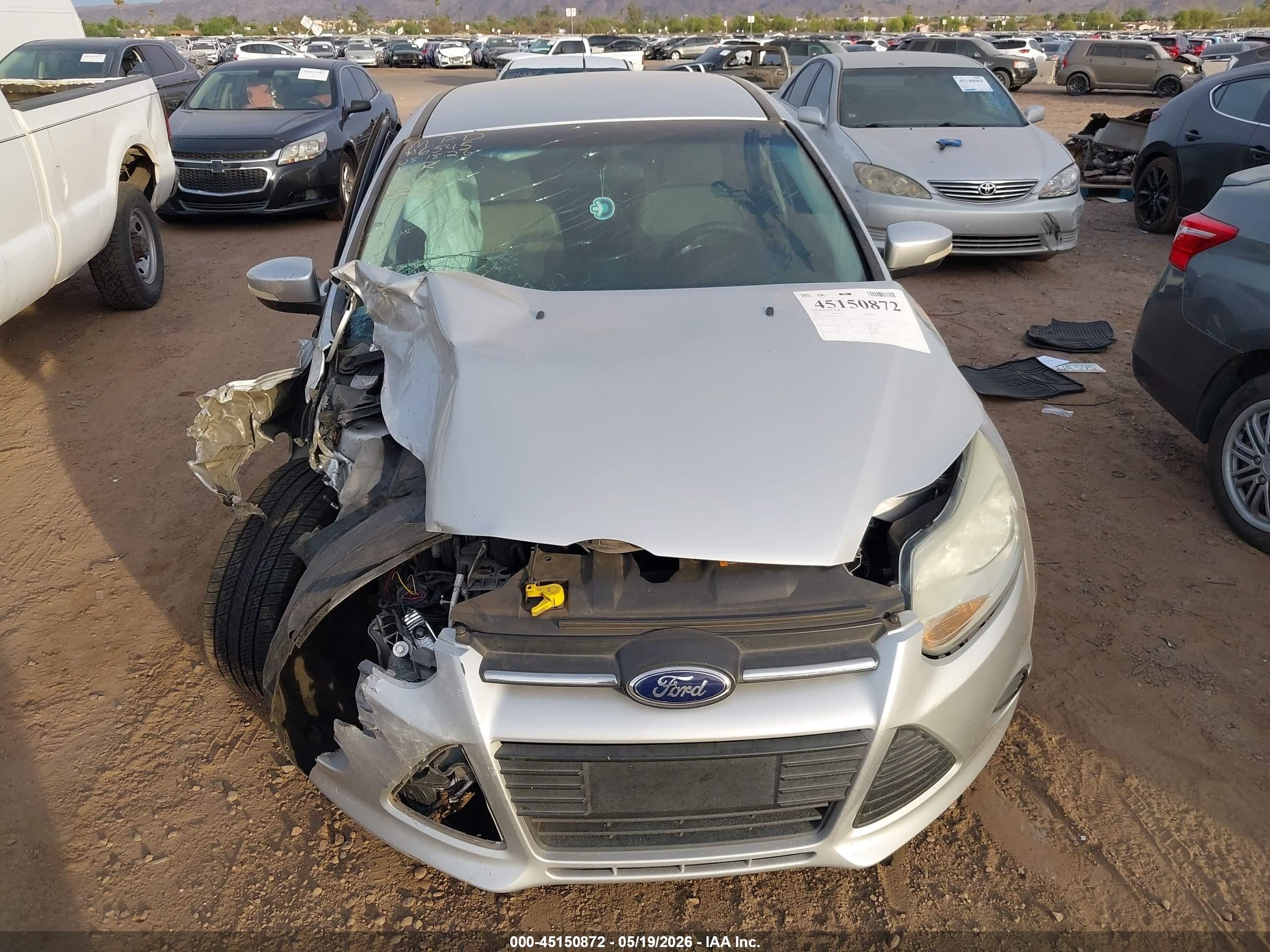 2014 Ford Focus Se Gray vin: 1FADP3F27EL363561