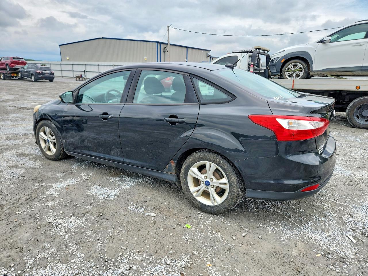 2014 Ford Focus Se Black vin: 1FADP3F27EL366248