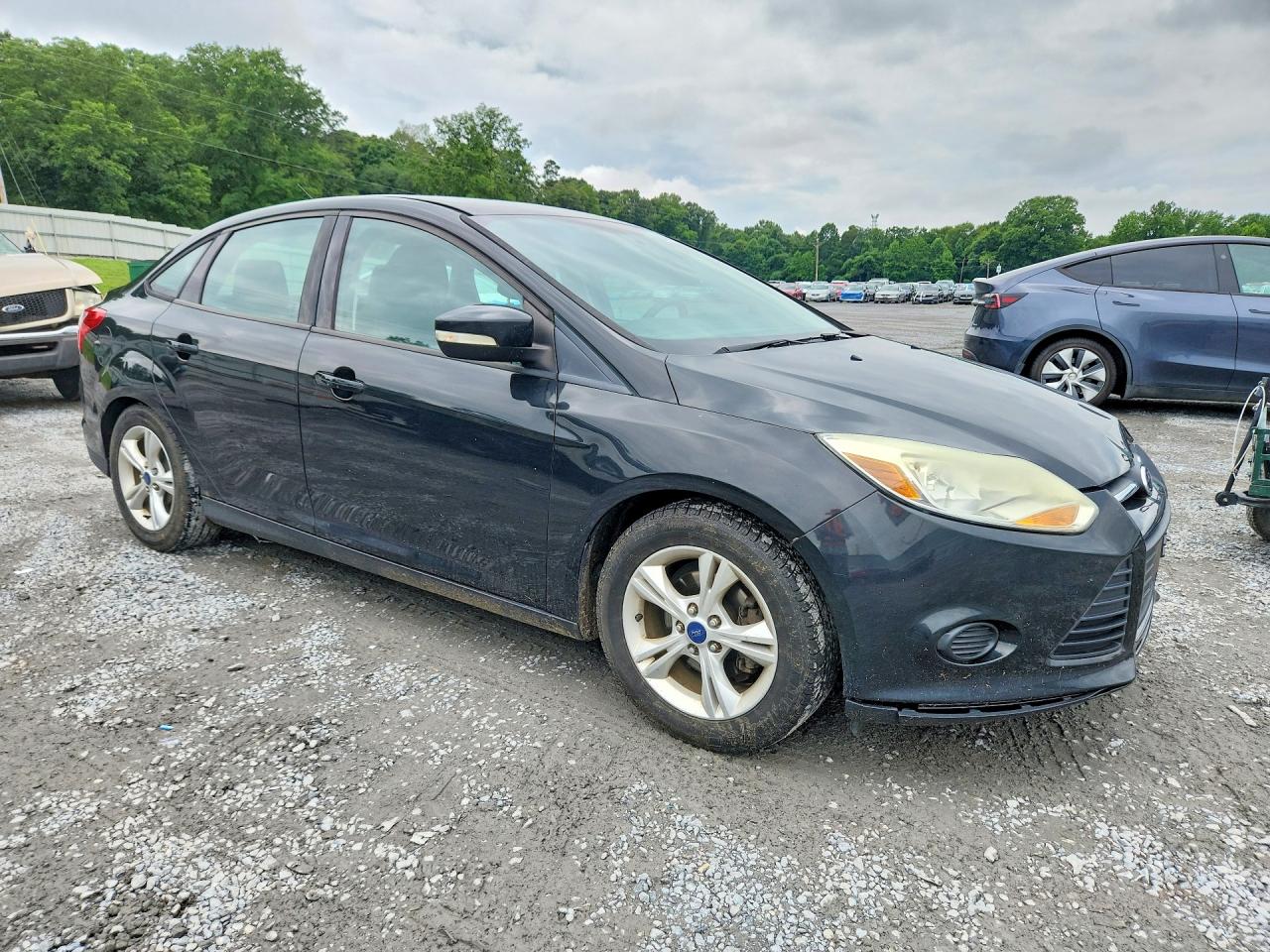 2014 Ford Focus Se Black vin: 1FADP3F27EL366248