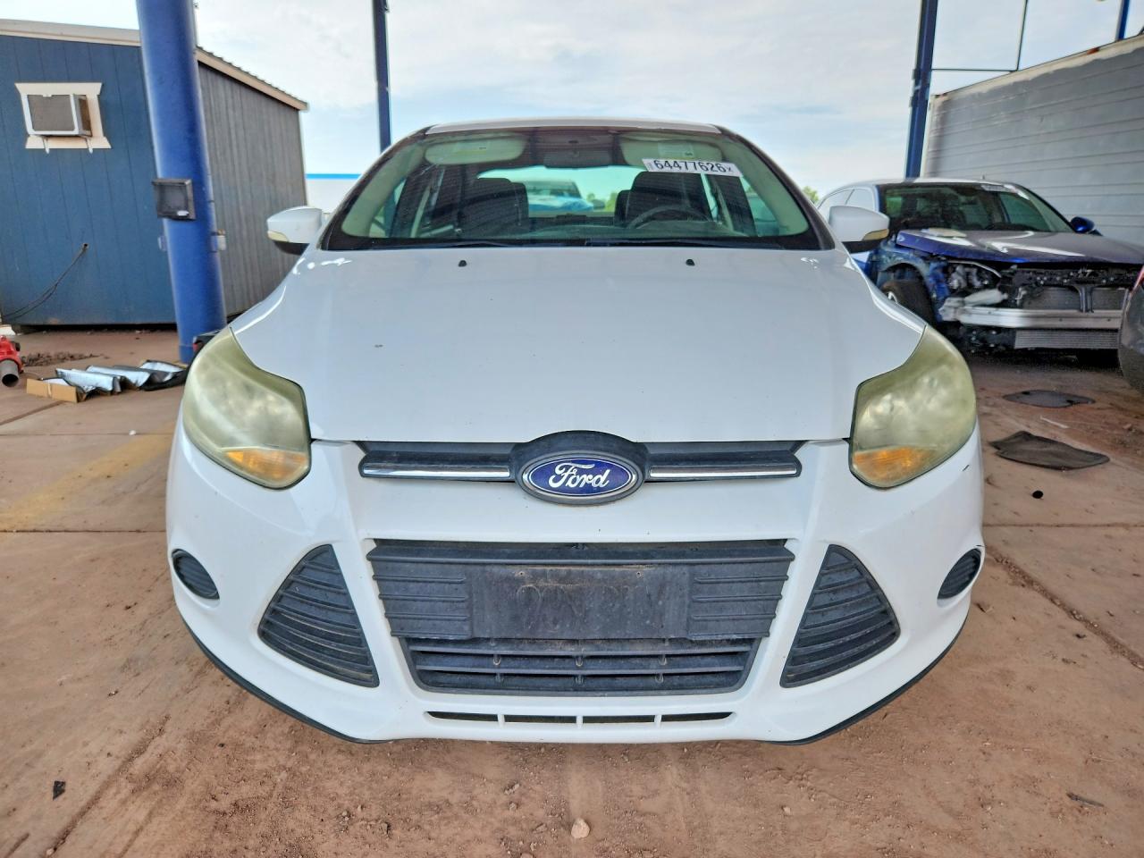 2014 Ford Focus Se Белый vin: 1FADP3F27EL382398