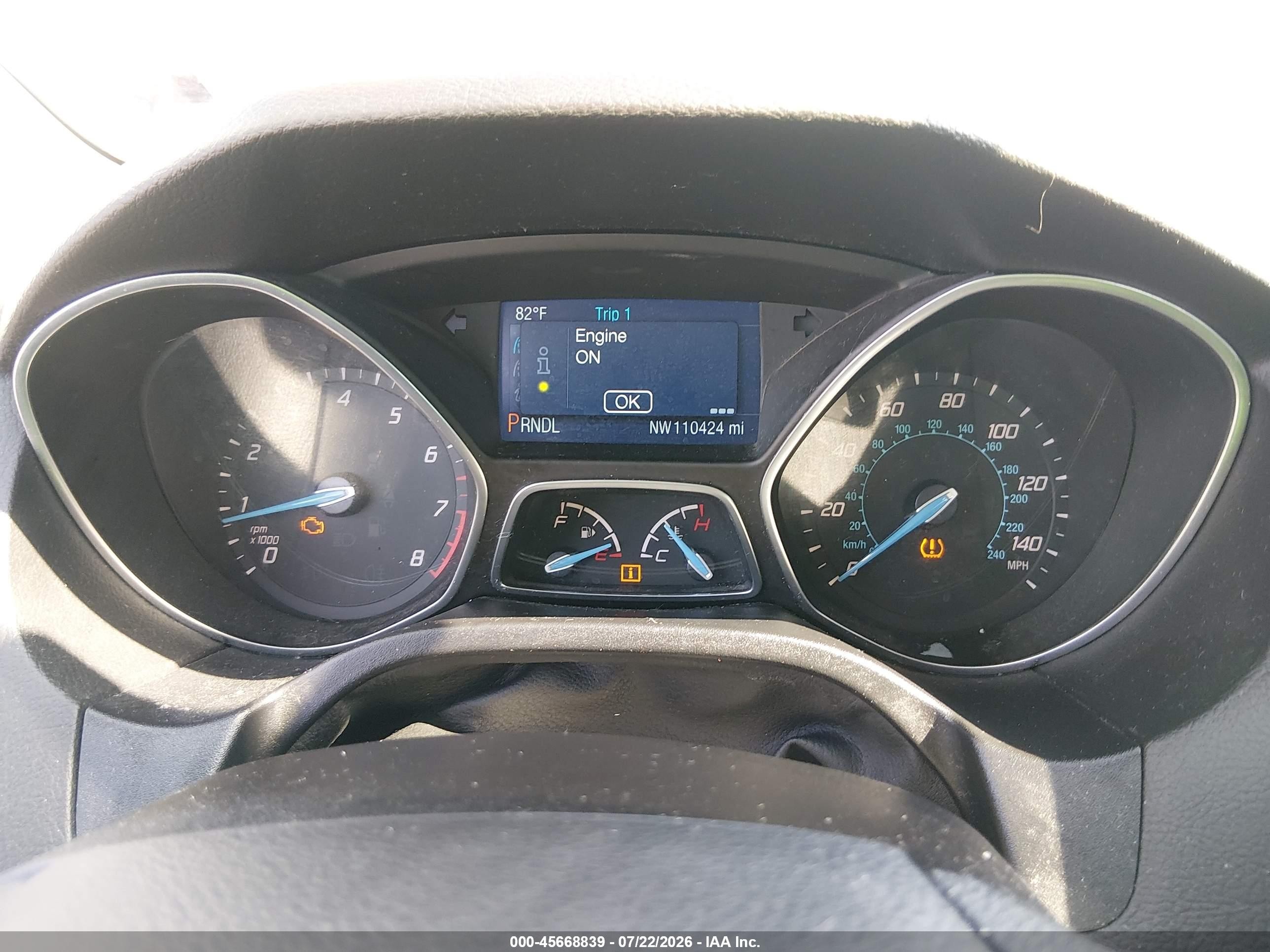 2014 Ford Focus Se Red vin: 1FADP3F27EL388380
