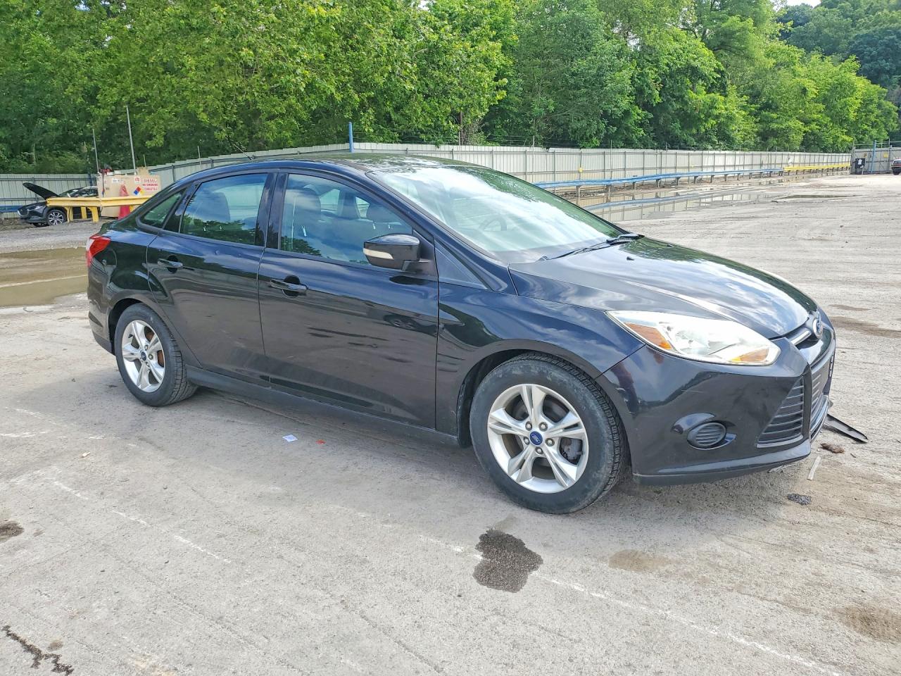 2014 Ford Focus Se Black vin: 1FADP3F27EL390002